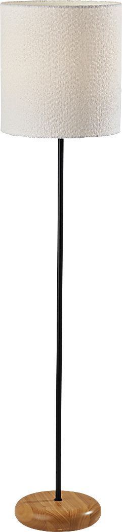 Honorah Road Black Floor Lamp