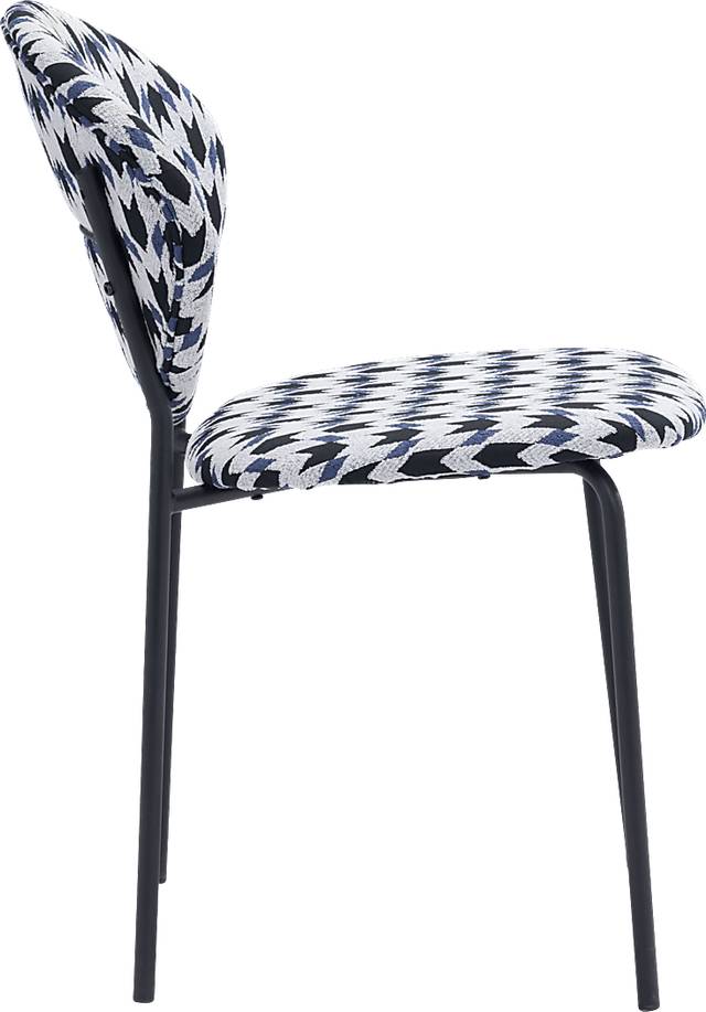 Honorine Black Side Chair - Thumbnail - Image 2