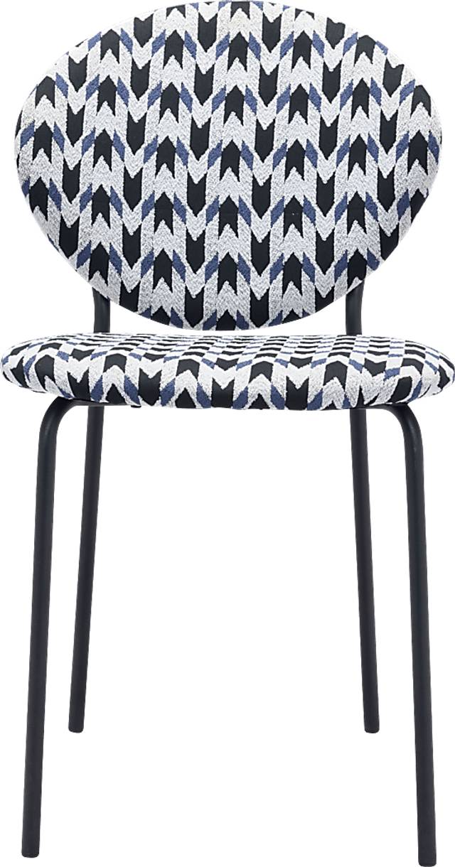 Honorine Black Side Chair - Thumbnail - Image 3