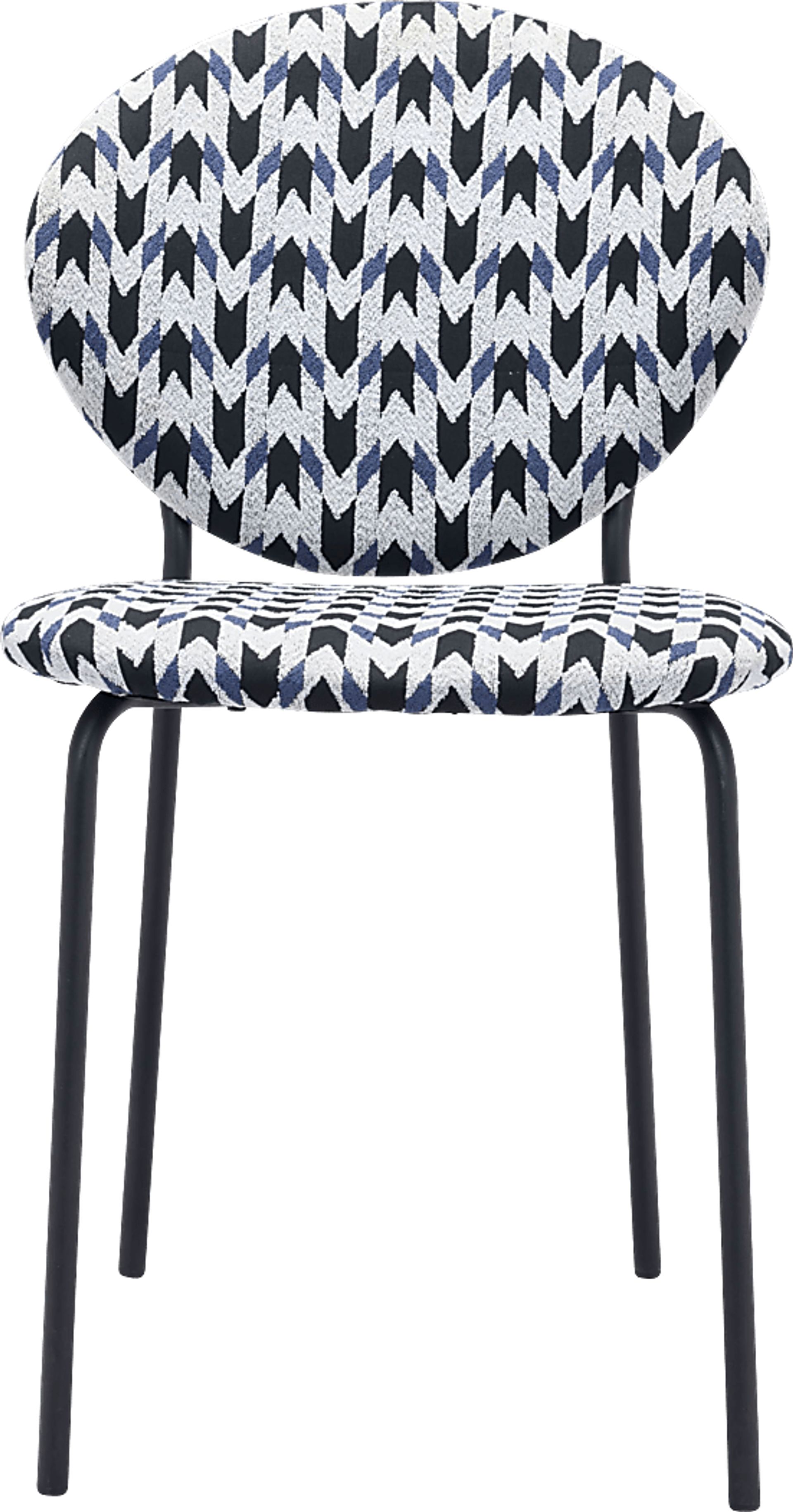 Honorine Black Side Chair - Image 3