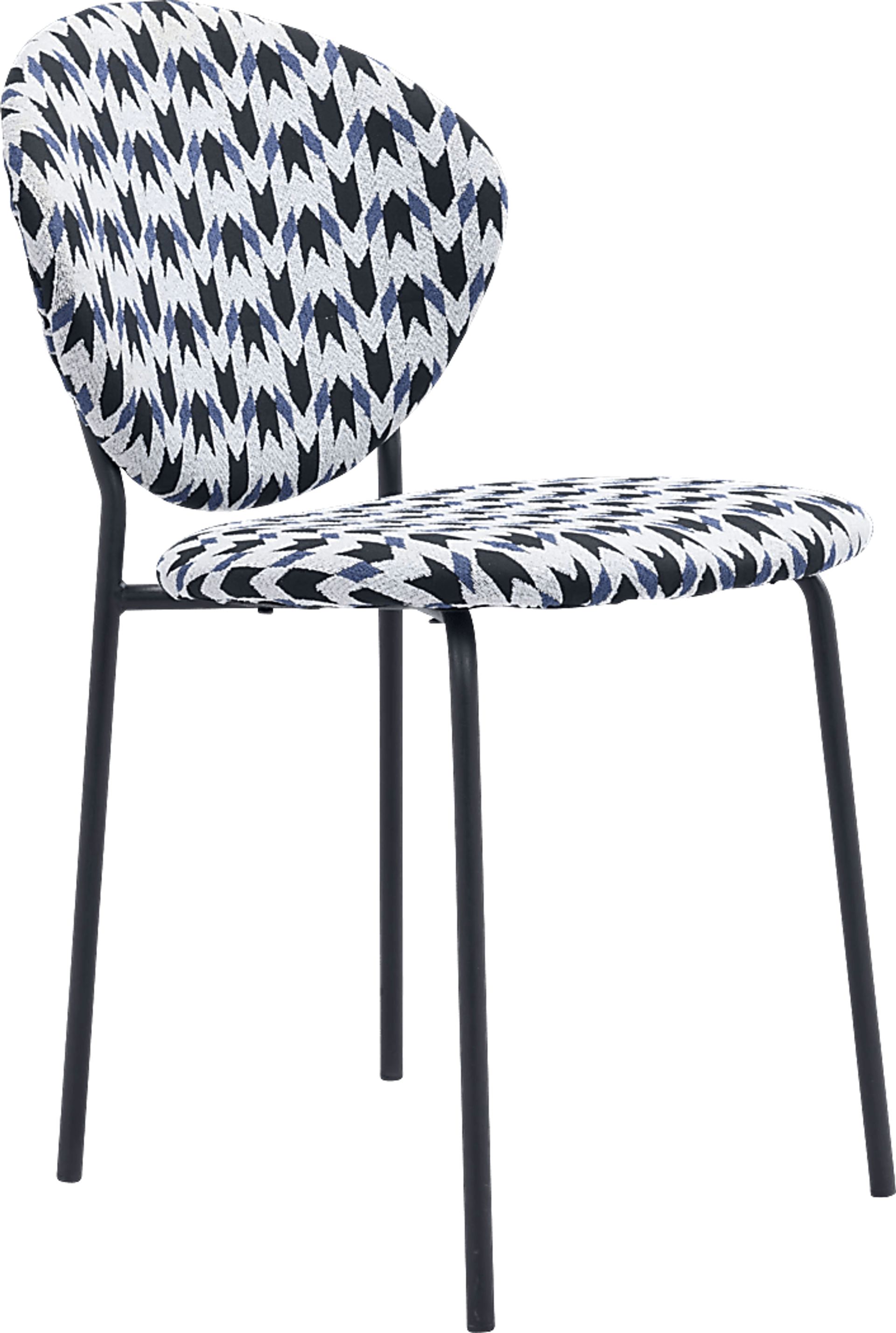 Honorine Black Side Chair - Image 1