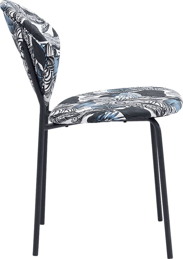 Honorine Blue Side Chair - Thumbnail - Image 2
