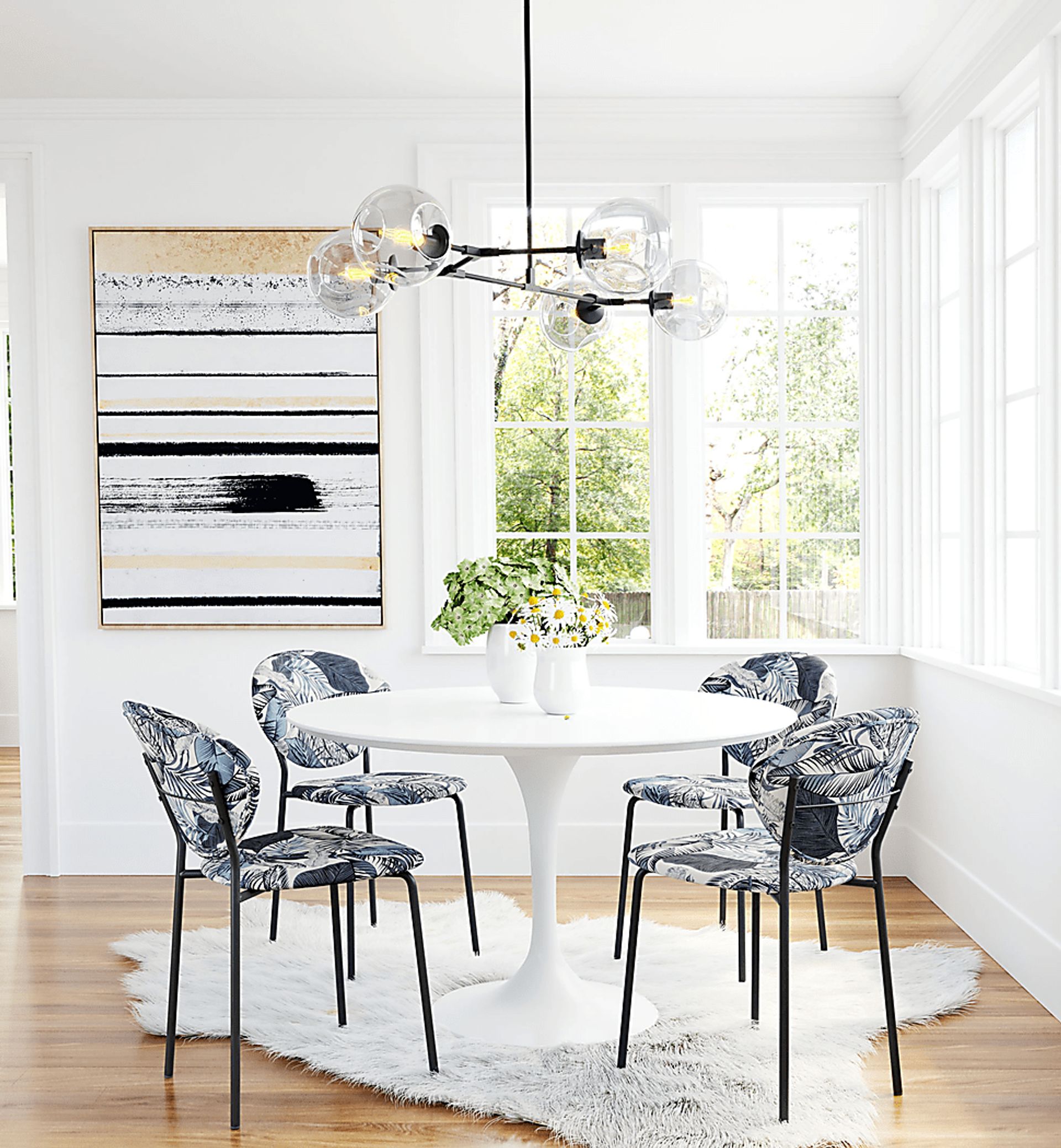 Honorine Blue Side Chair - Image 8