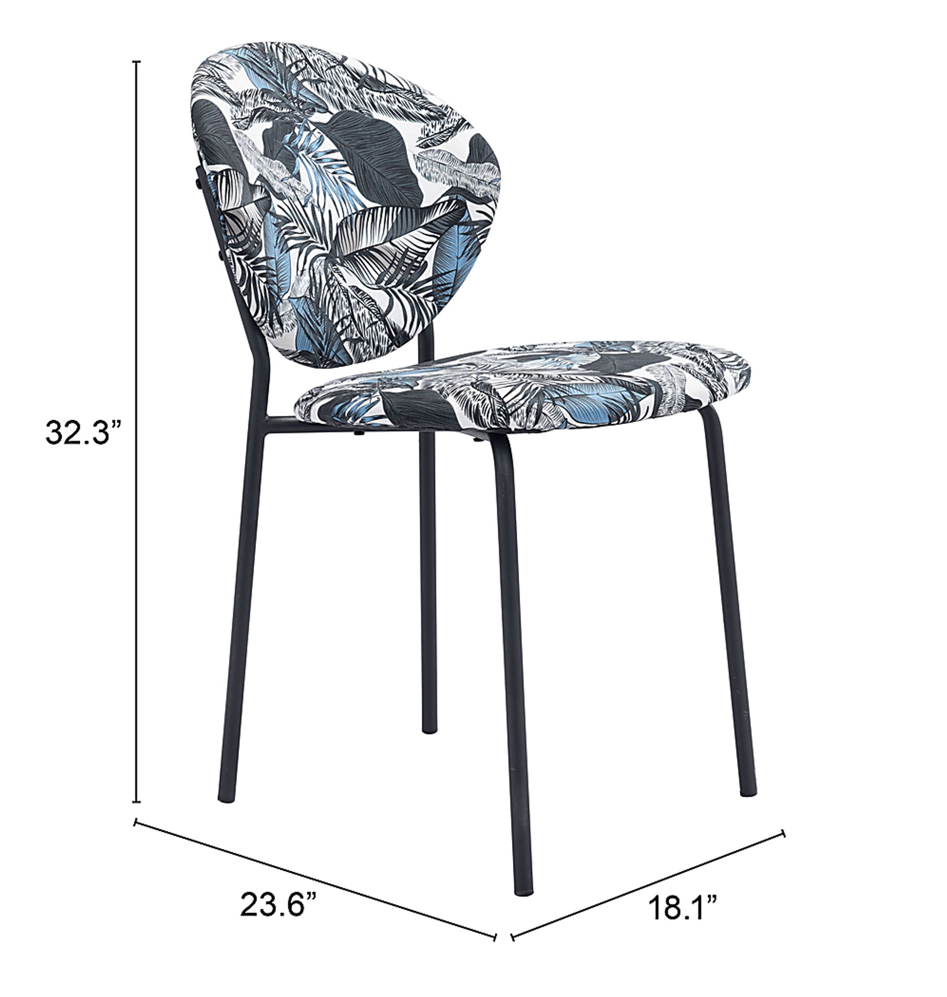 Honorine Blue Side Chair - Image 10