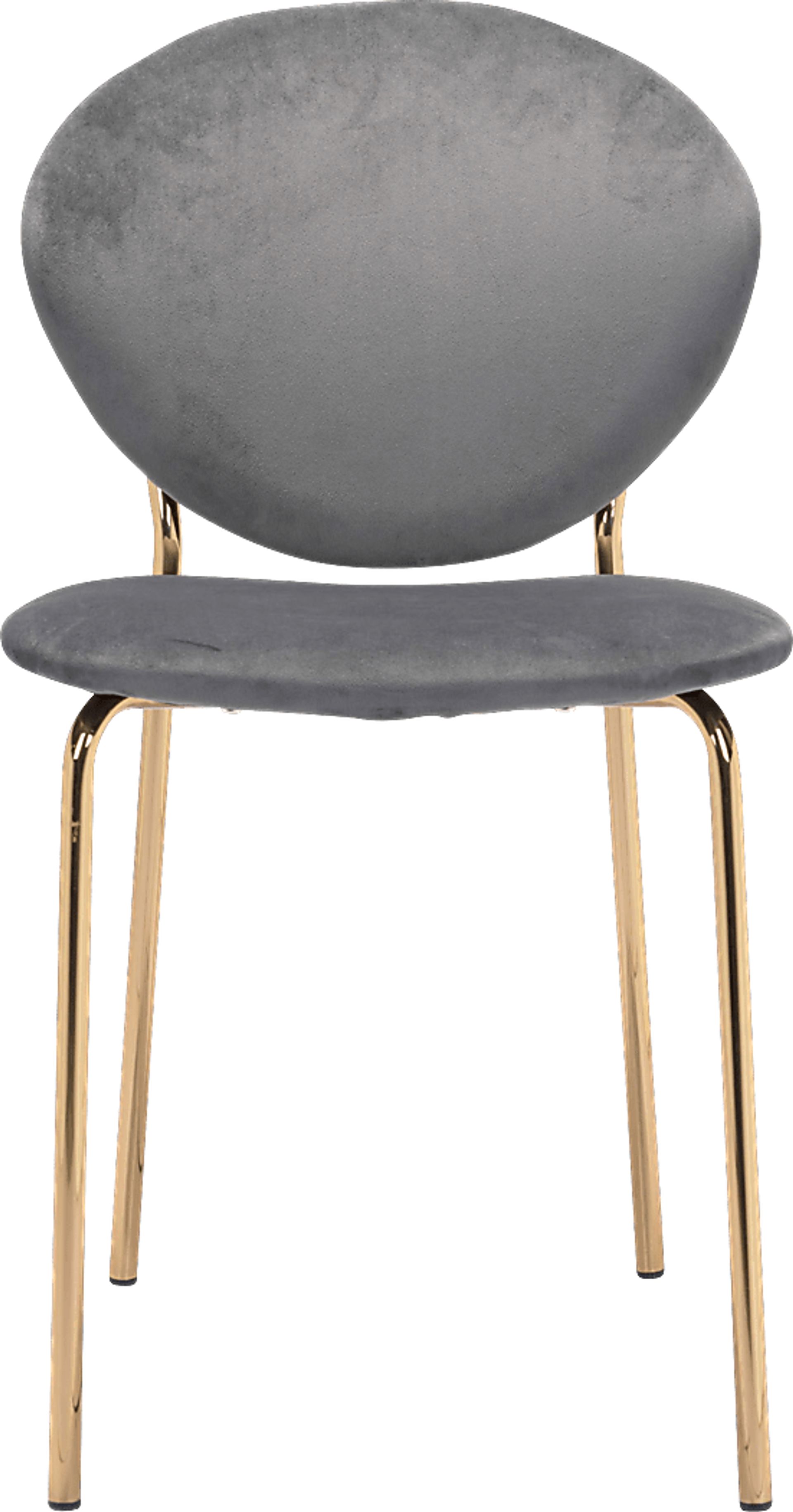Honorine Gray Side Chair - Image 3