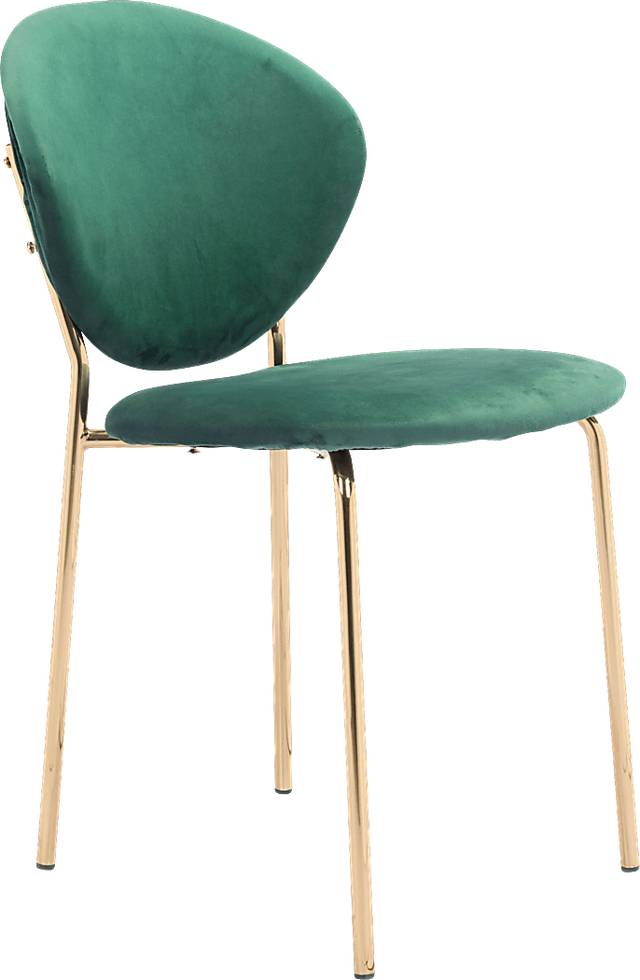 Honorine Green Side Chair - Thumbnail - Image 1