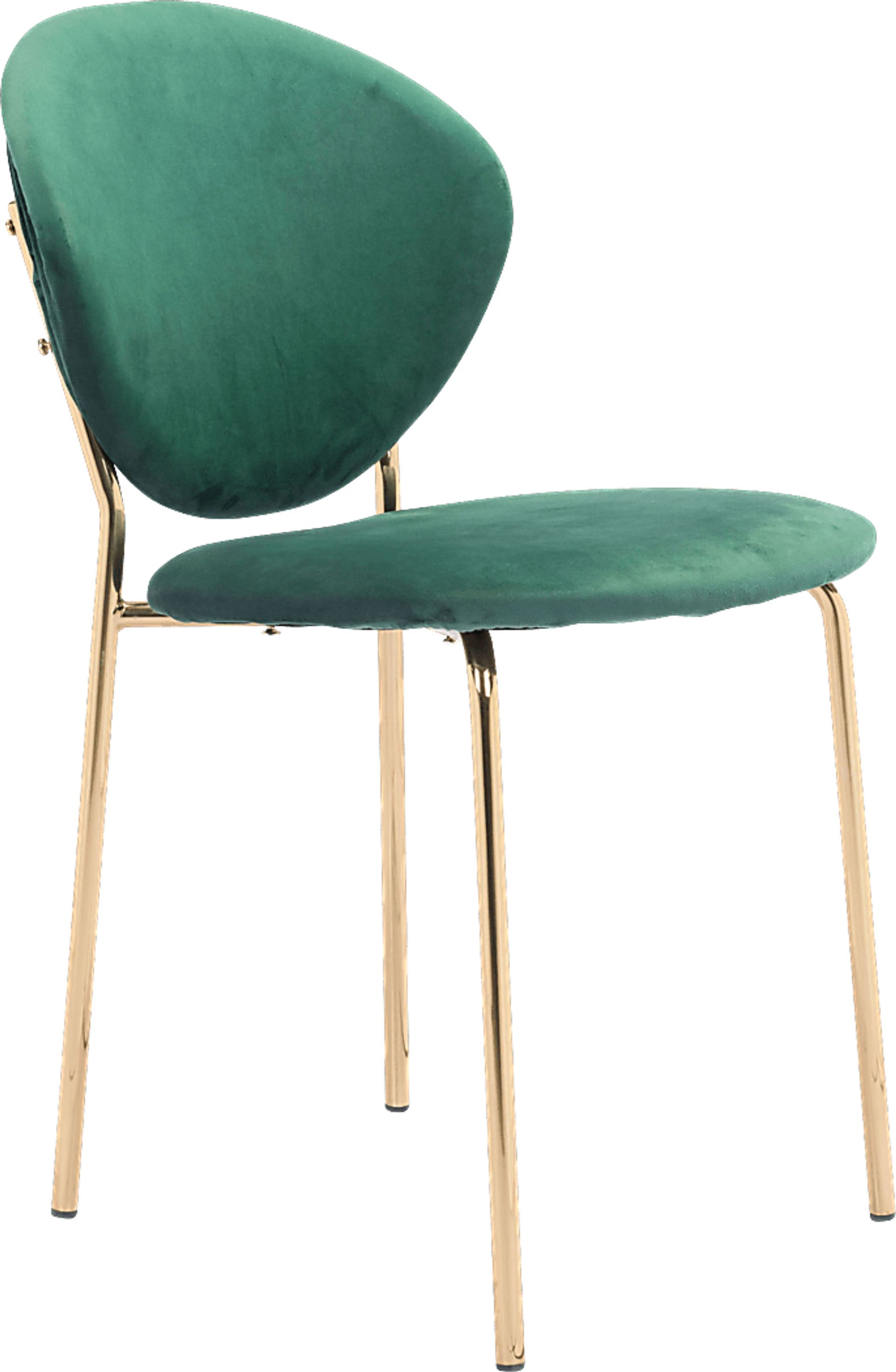 Honorine Green Side Chair - Image 1