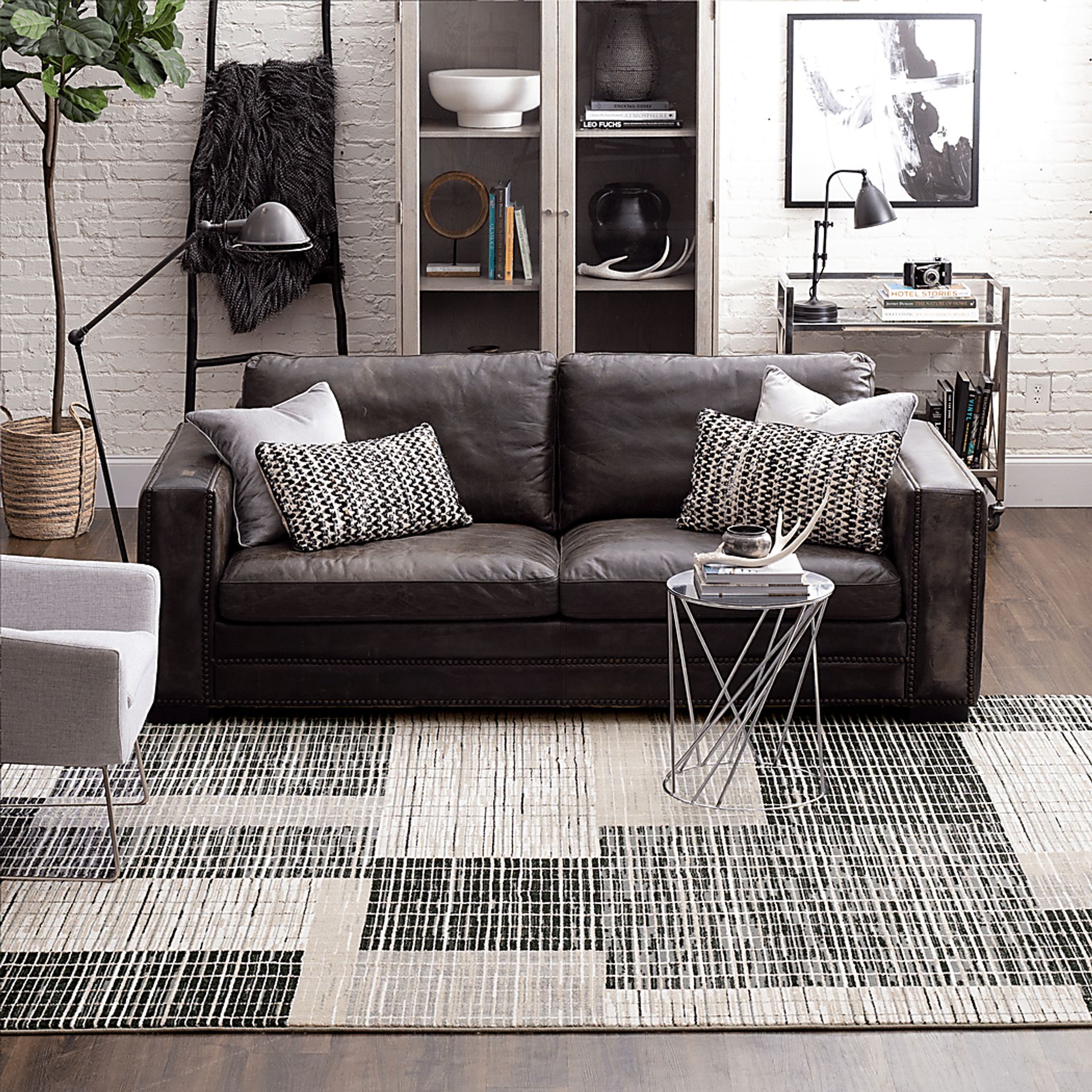 Hookcrest Charcoal 8' x 11' Rug - Image 3