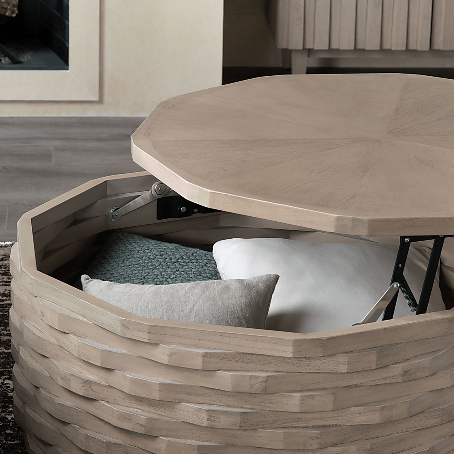 Hookmart Tan Cocktail Table - Image 3