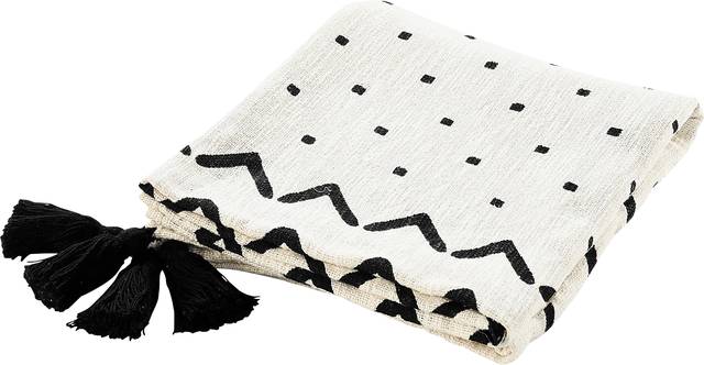Hookstone I Black Throw Blanket - Thumbnail - Image 3