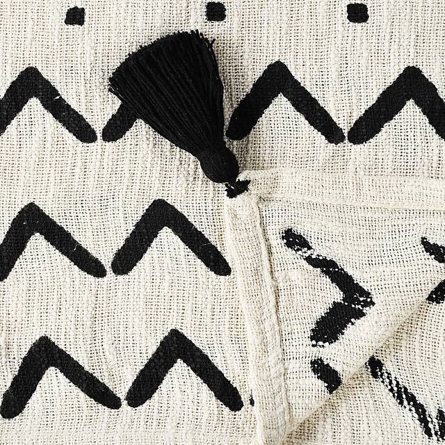Hookstone I Black Throw Blanket - Thumbnail - Image 6