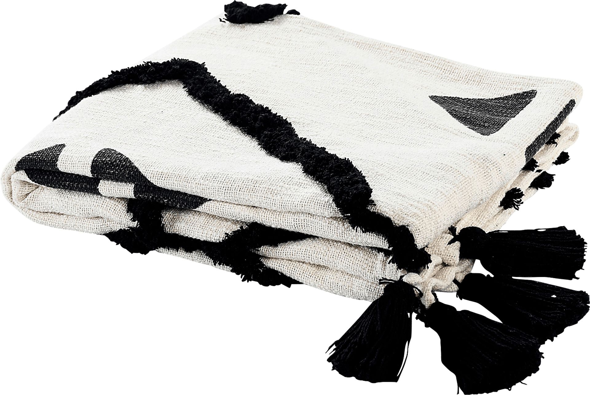 Hookstone III Black Throw Blanket - Image 3