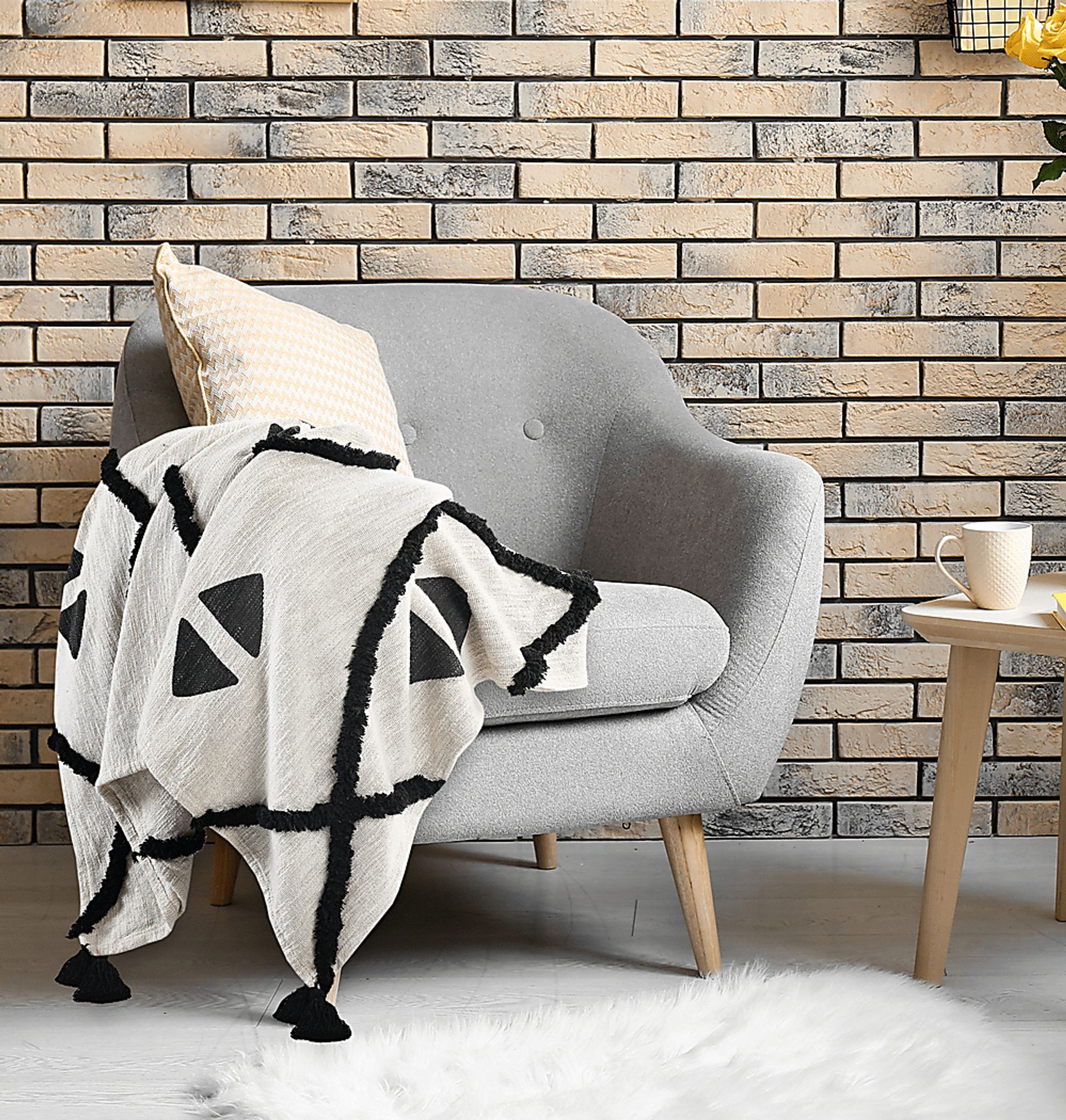 Hookstone III Black Throw Blanket - Image 9