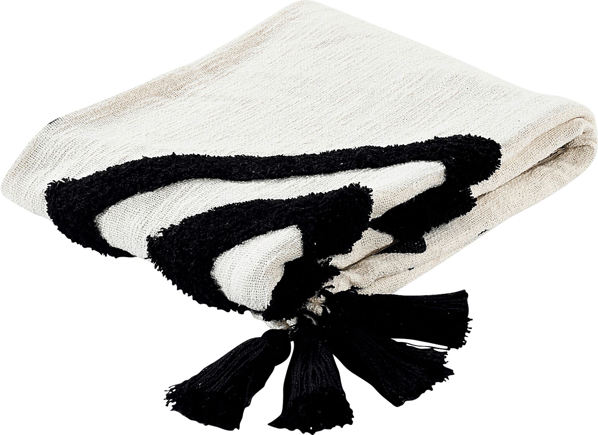 Hookstone V Black Throw Blanket - Image 3