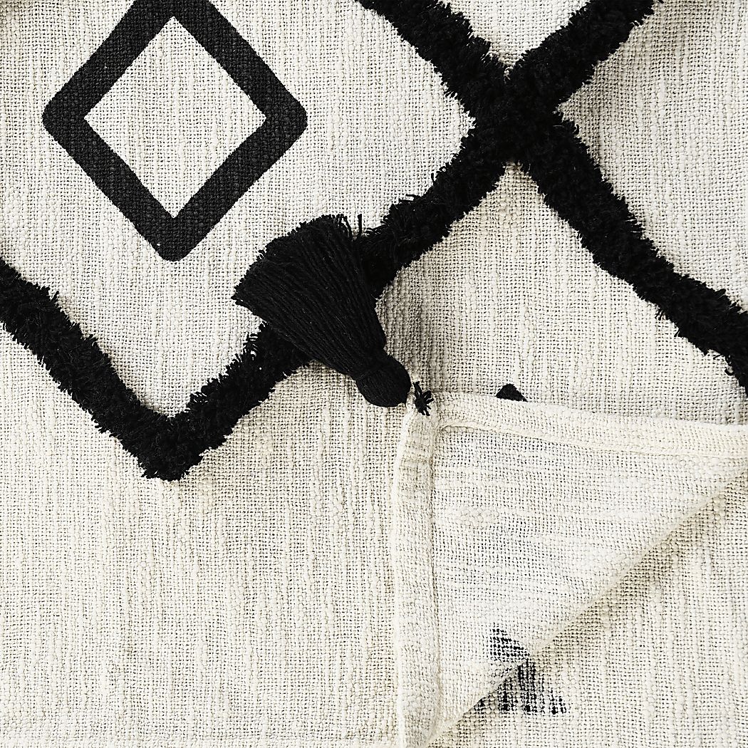 Hookstone VIII Black Throw Blanket - Thumbnail 2