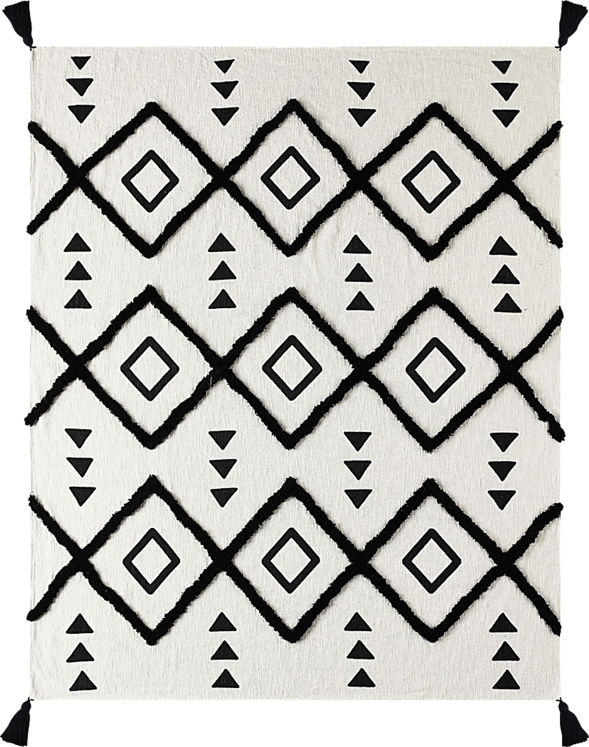 Hookstone VIII Black Throw Blanket - Image 1