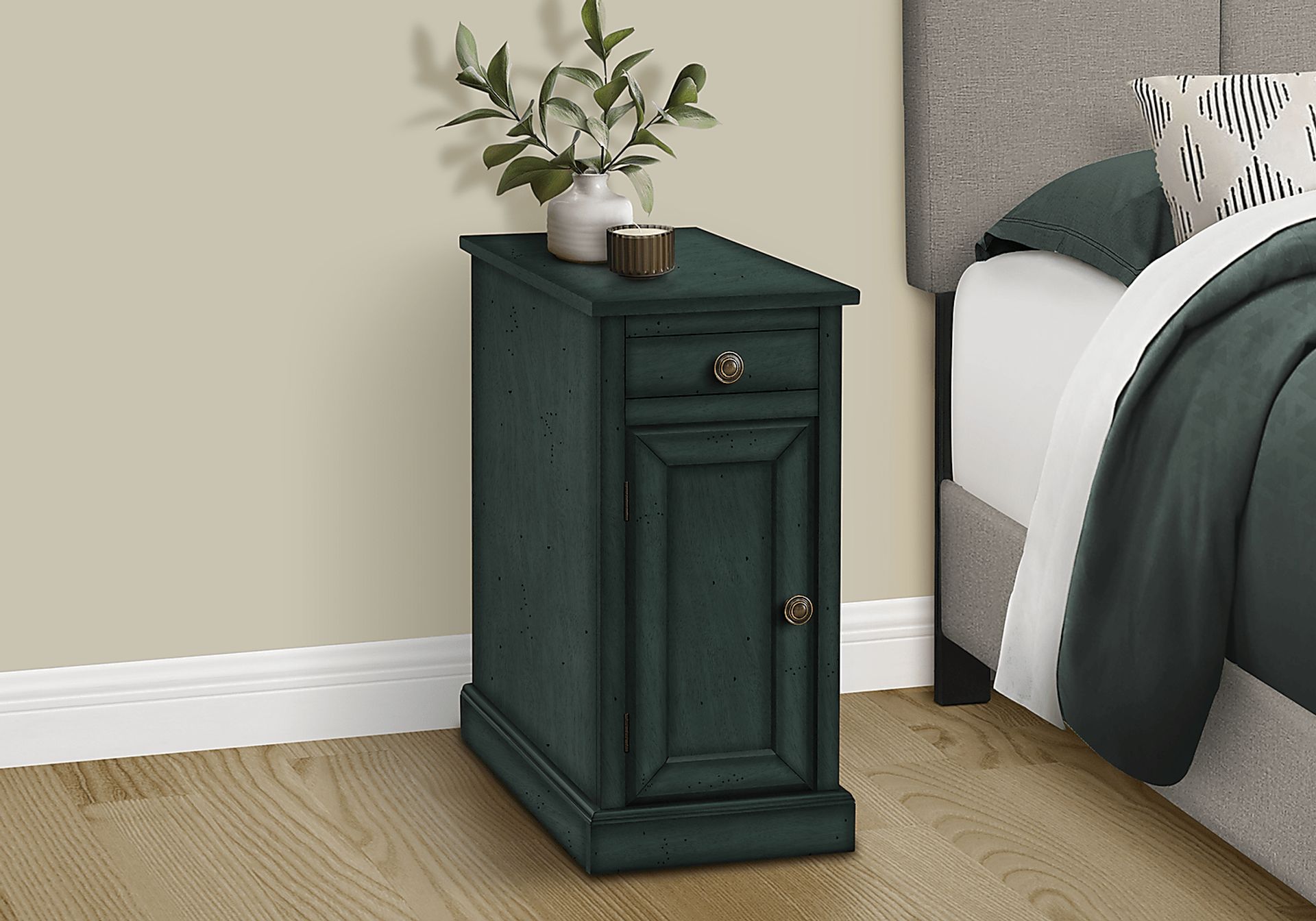 Hooktube Dark Blue Nightstand - Image 2