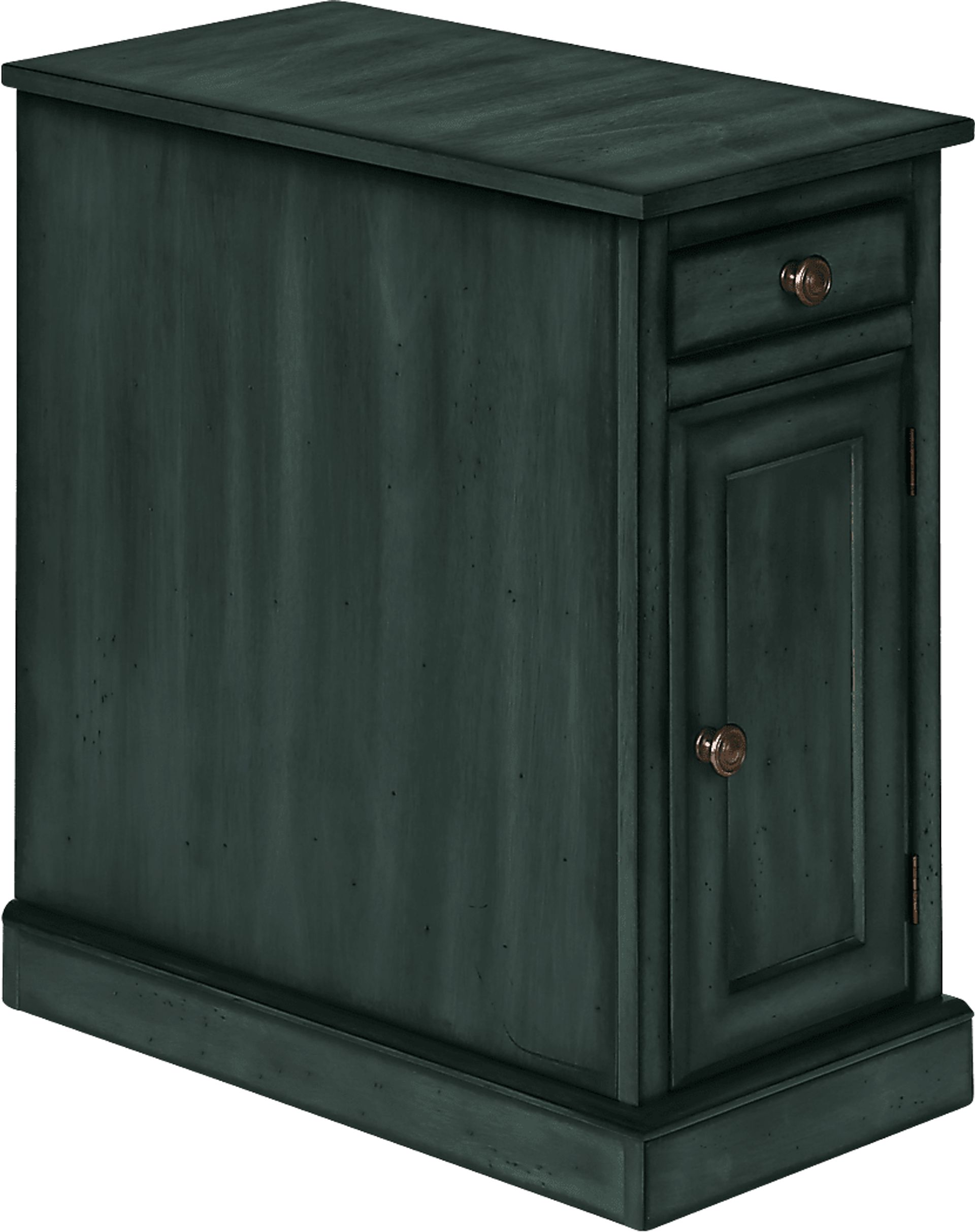 Hooktube Dark Blue Nightstand - Image 1