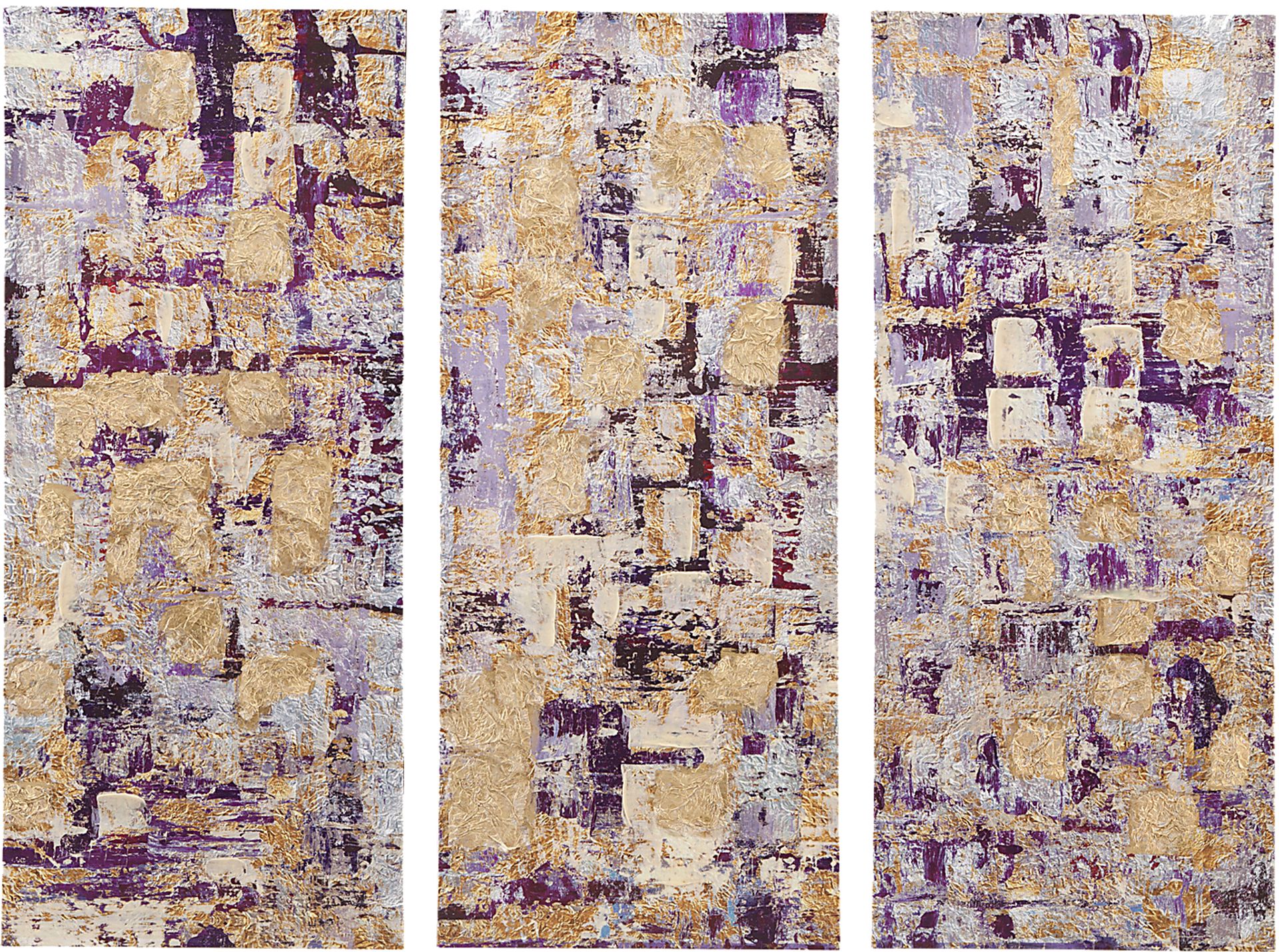 Hope In The Dark Purple Artwork, Set of 3 - Image 1