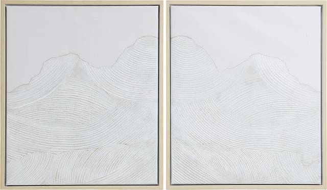 Hopelane Ivory Wall Decor, Set of 2 - Thumbnail - Image 1