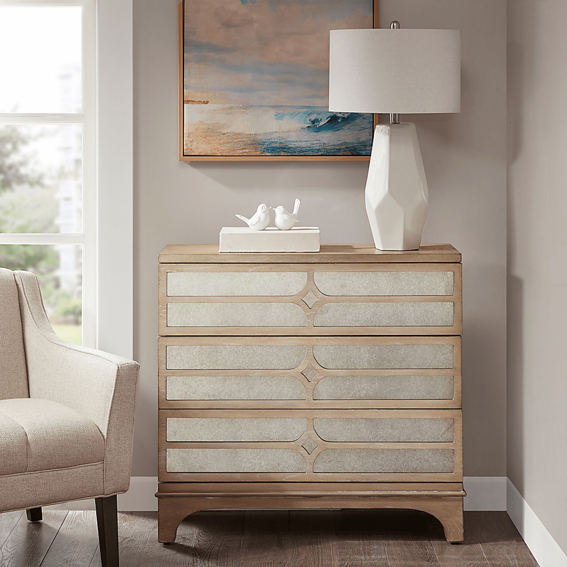Hopie Cream Accent Cabinet - Image 2