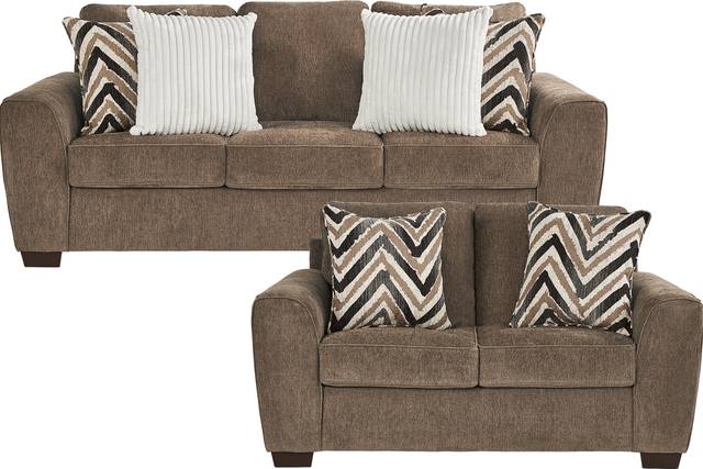 Hopkins Brown 2 Pc Living Room - Thumbnail - Image 1