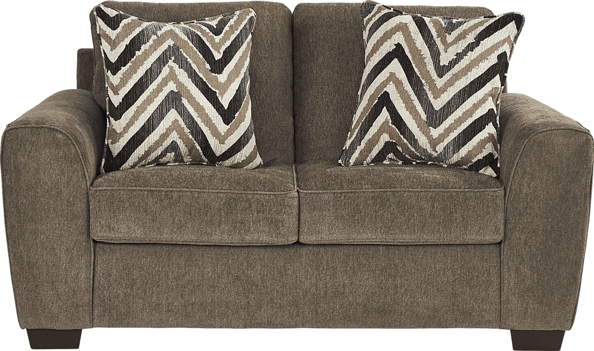 Hopkins Brown Loveseat - Image 1