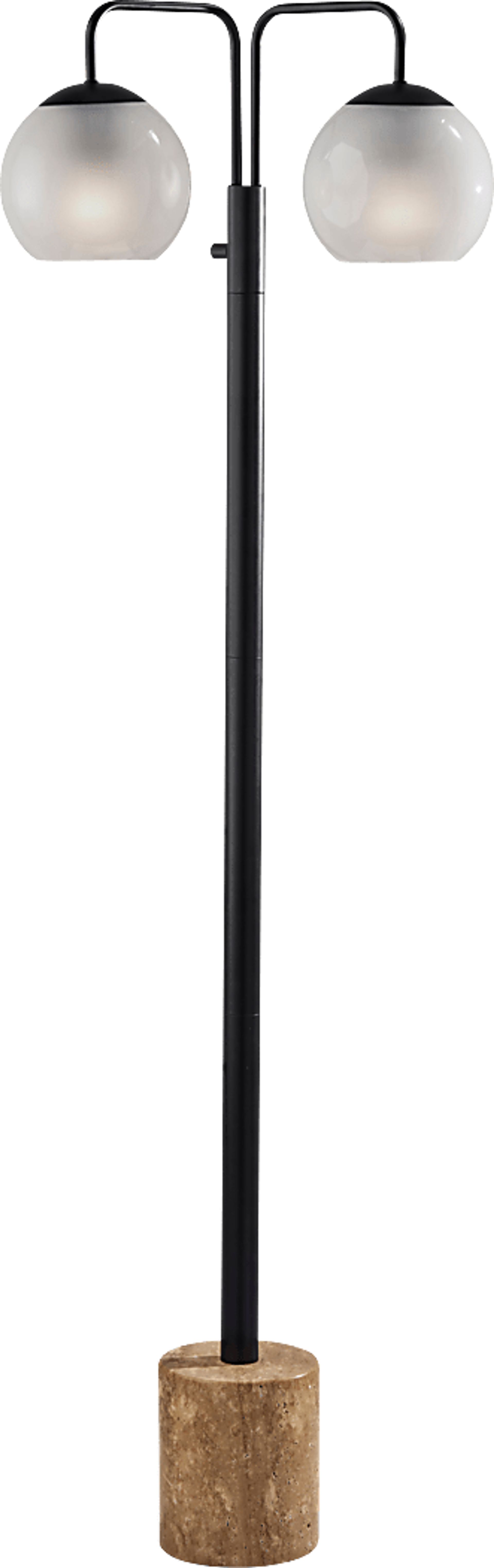 Horatio Way Black Floor Lamp - Image 1