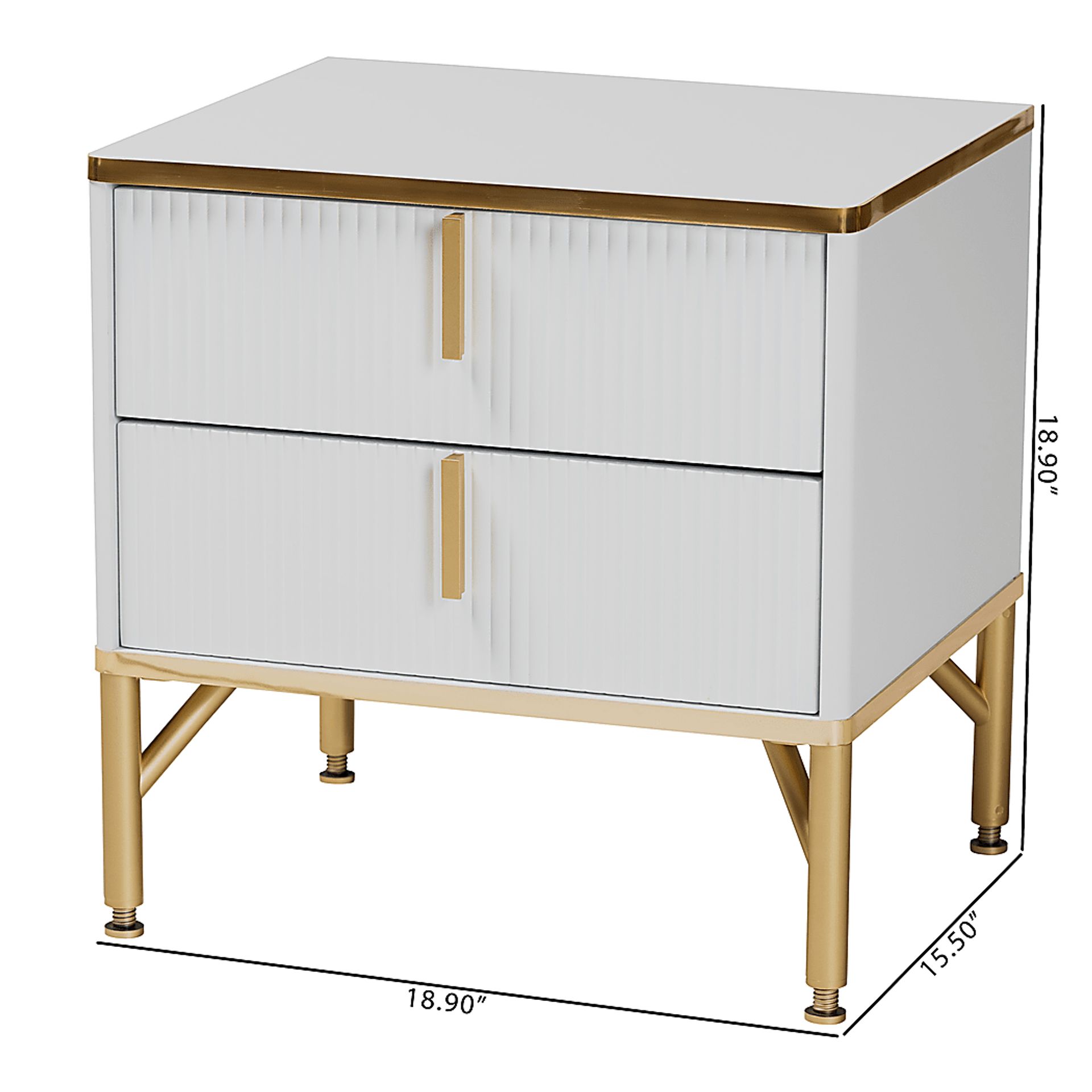 Horger White Nightstand - Image 10