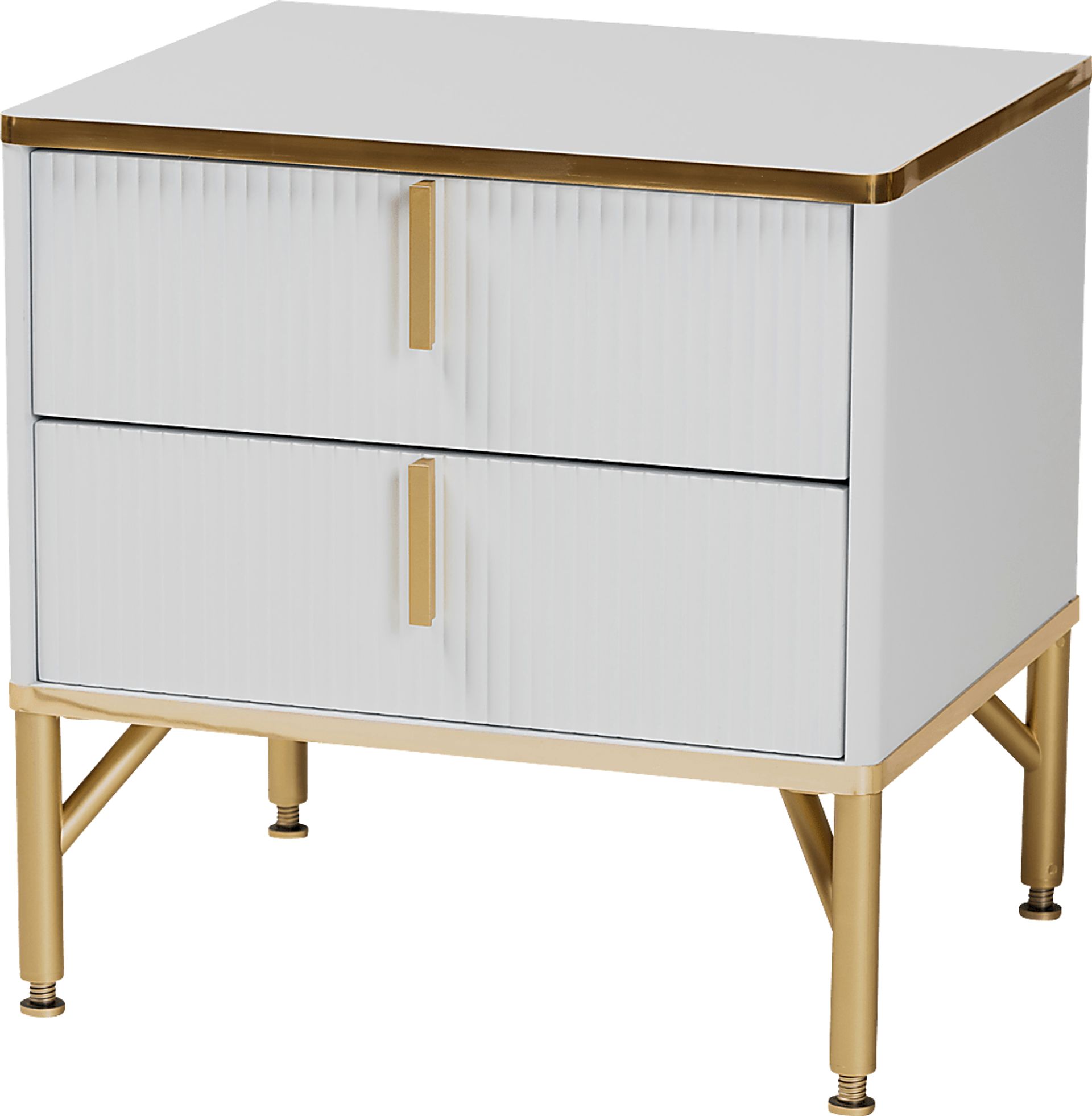 Horger White Nightstand - Image 1