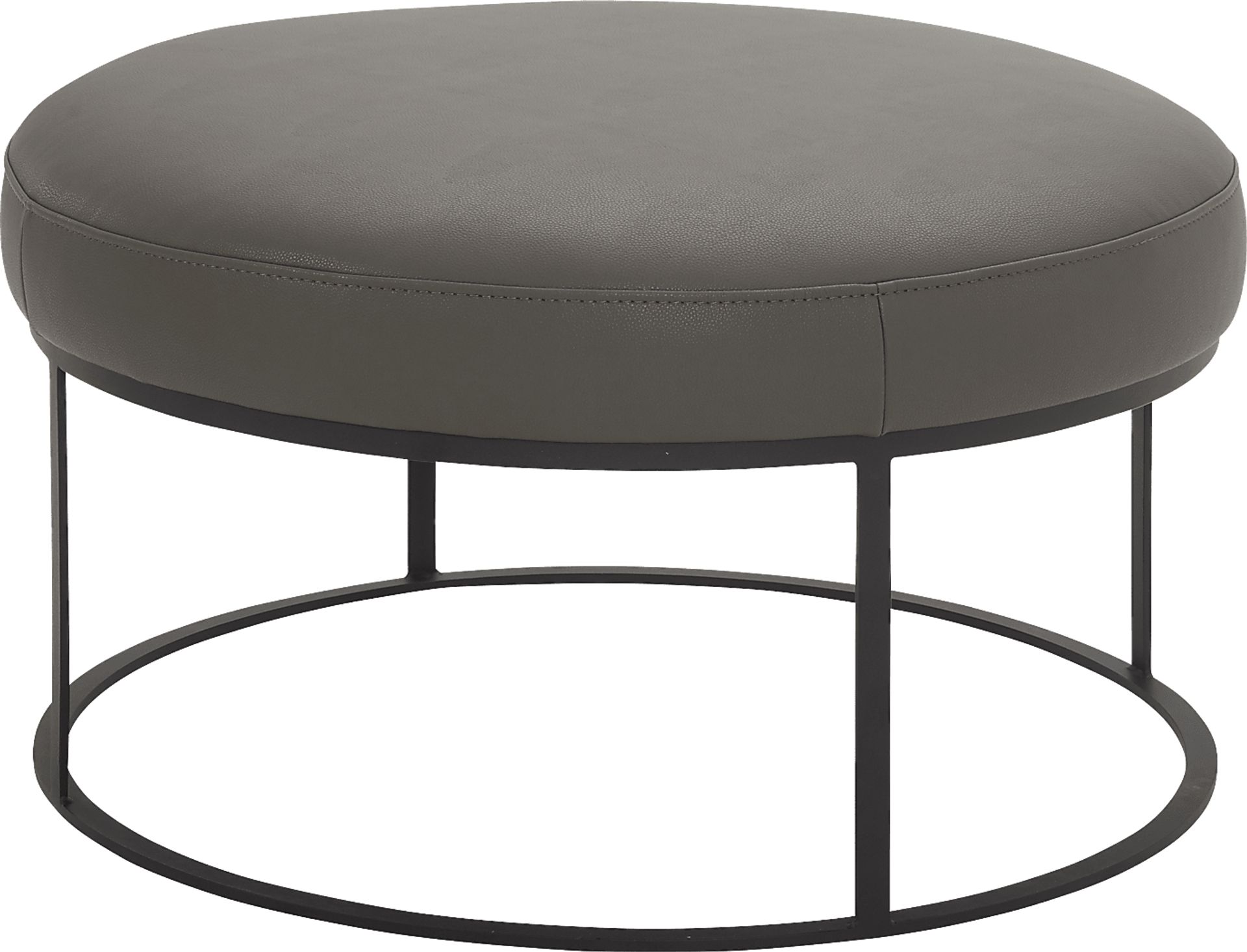 Horizon Crest Dark Gray Polyester Fabric Ottoman | Rooms to Go