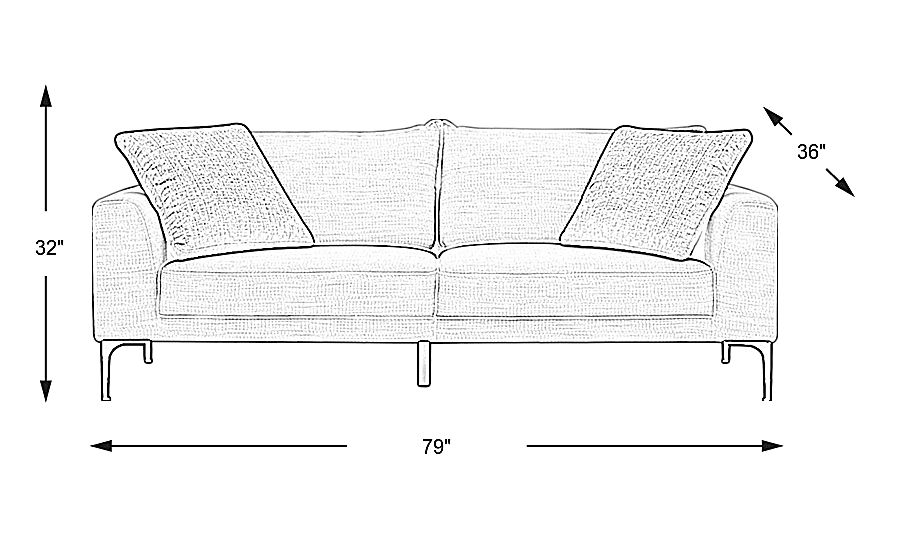 Horizon Crest Off-White Sofa - Rooms To Go