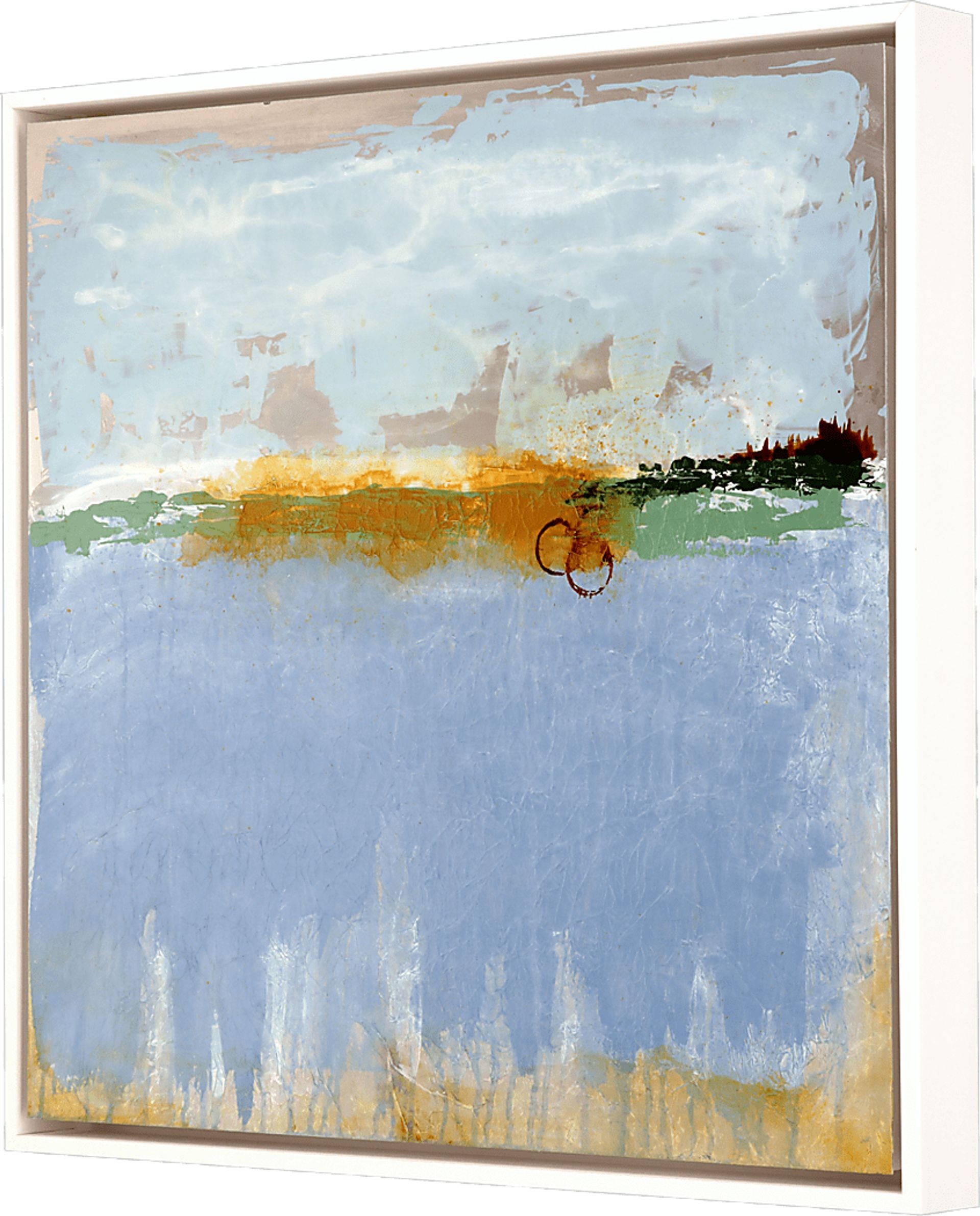 Horizon of Dreams I Blue Framed Artwork - Image 3