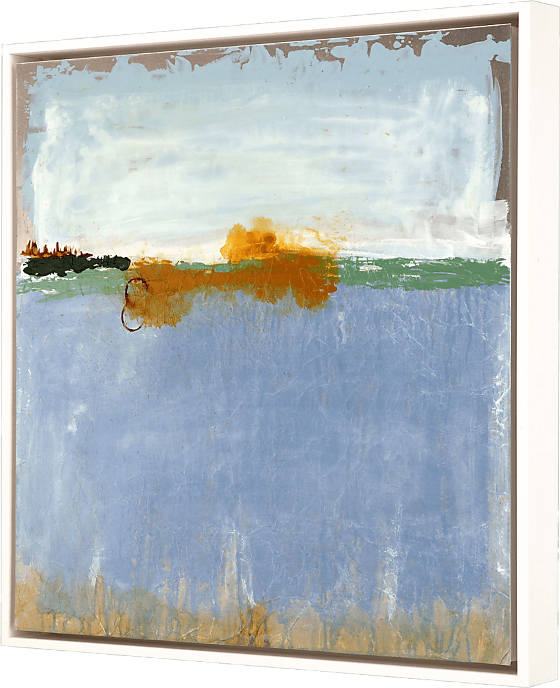 Horizon of Dreams II Blue Framed Artwork - Image 3