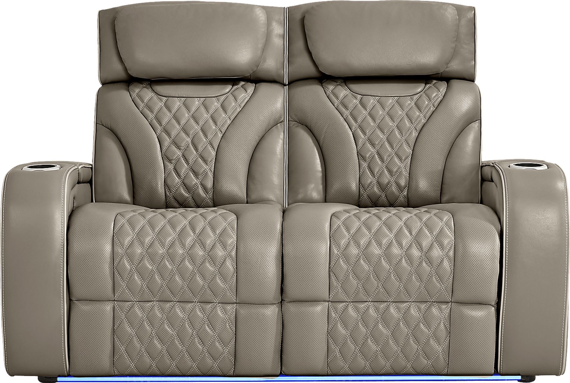Horizon Ridge Beige Leather 2 Pc Living Room with Triple Power Reclining Sofa - Image 13