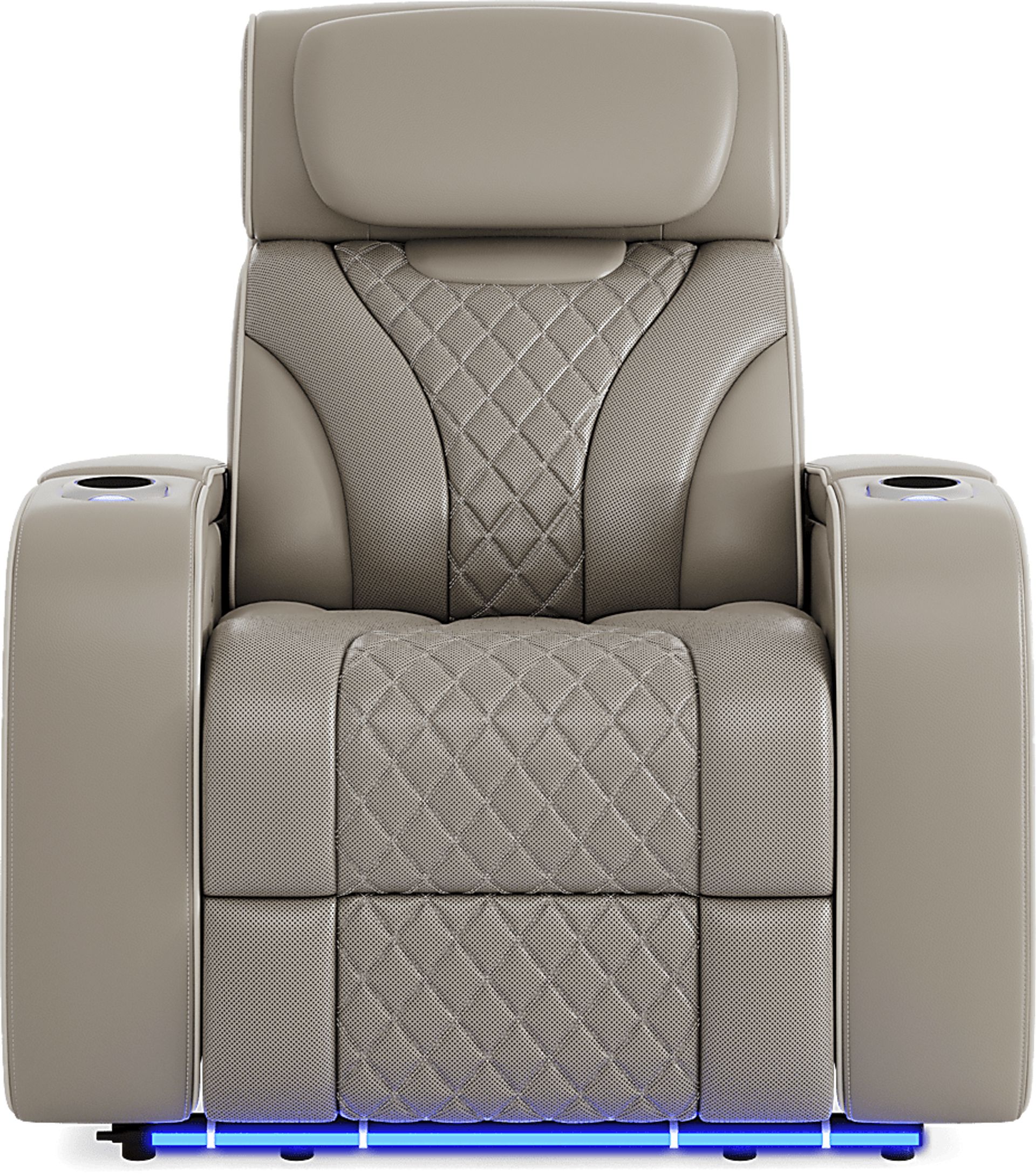 Horizon Ridge Beige Leather 6 Pc Triple Power Reclining Living Room with Massage and Heat - Image 28