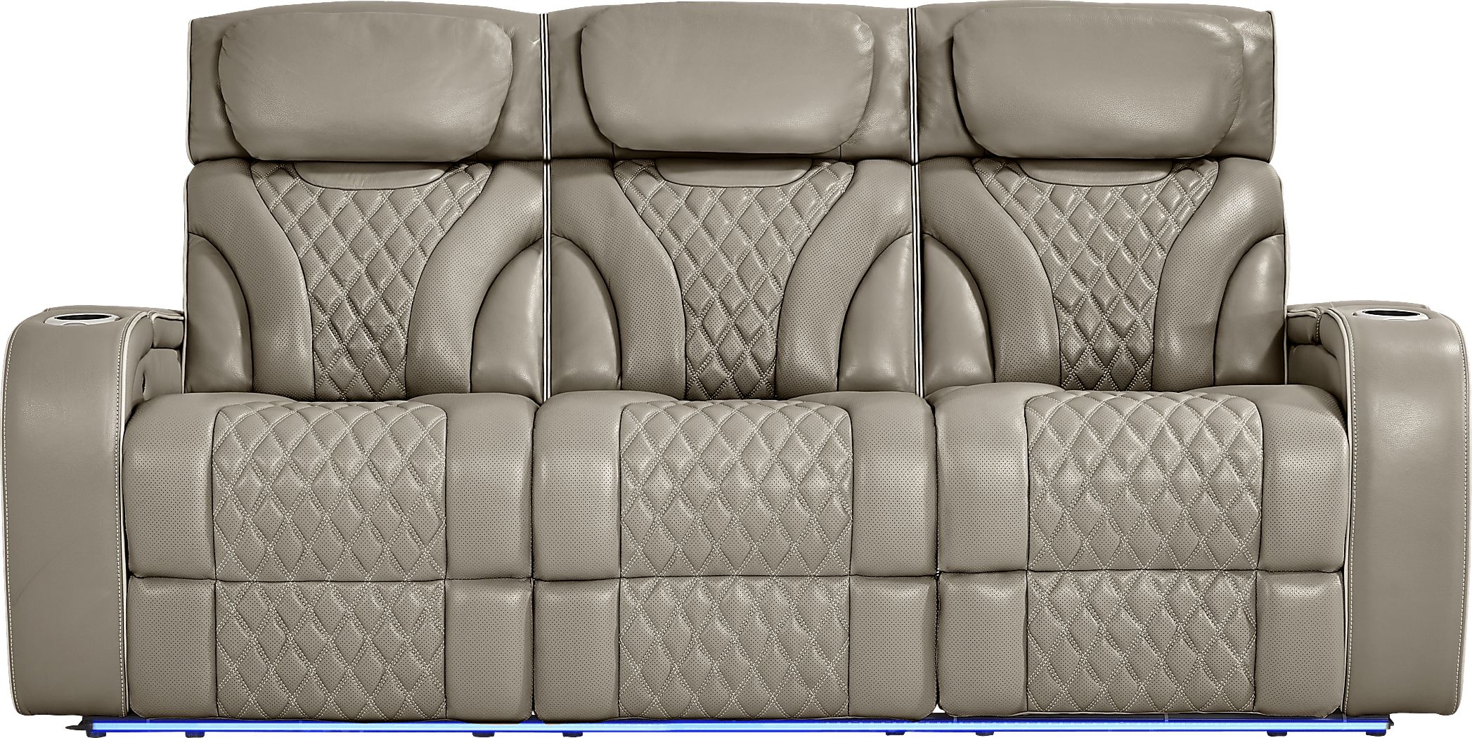 Horizon Ridge Leather Triple Power Reclining Living Room Set - Thumbnail 2