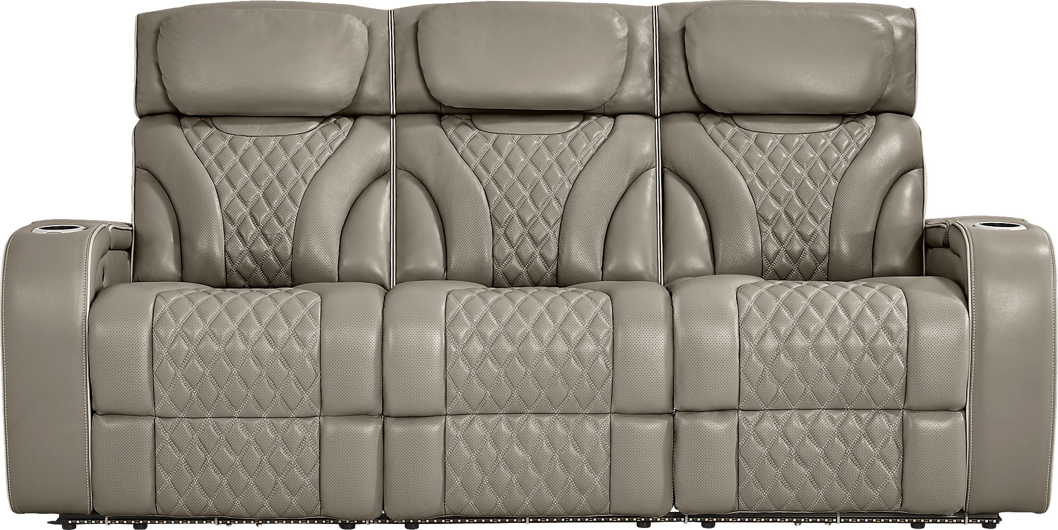 Horizon Ridge Leather Triple Power Reclining Living Room Set - Thumbnail 3