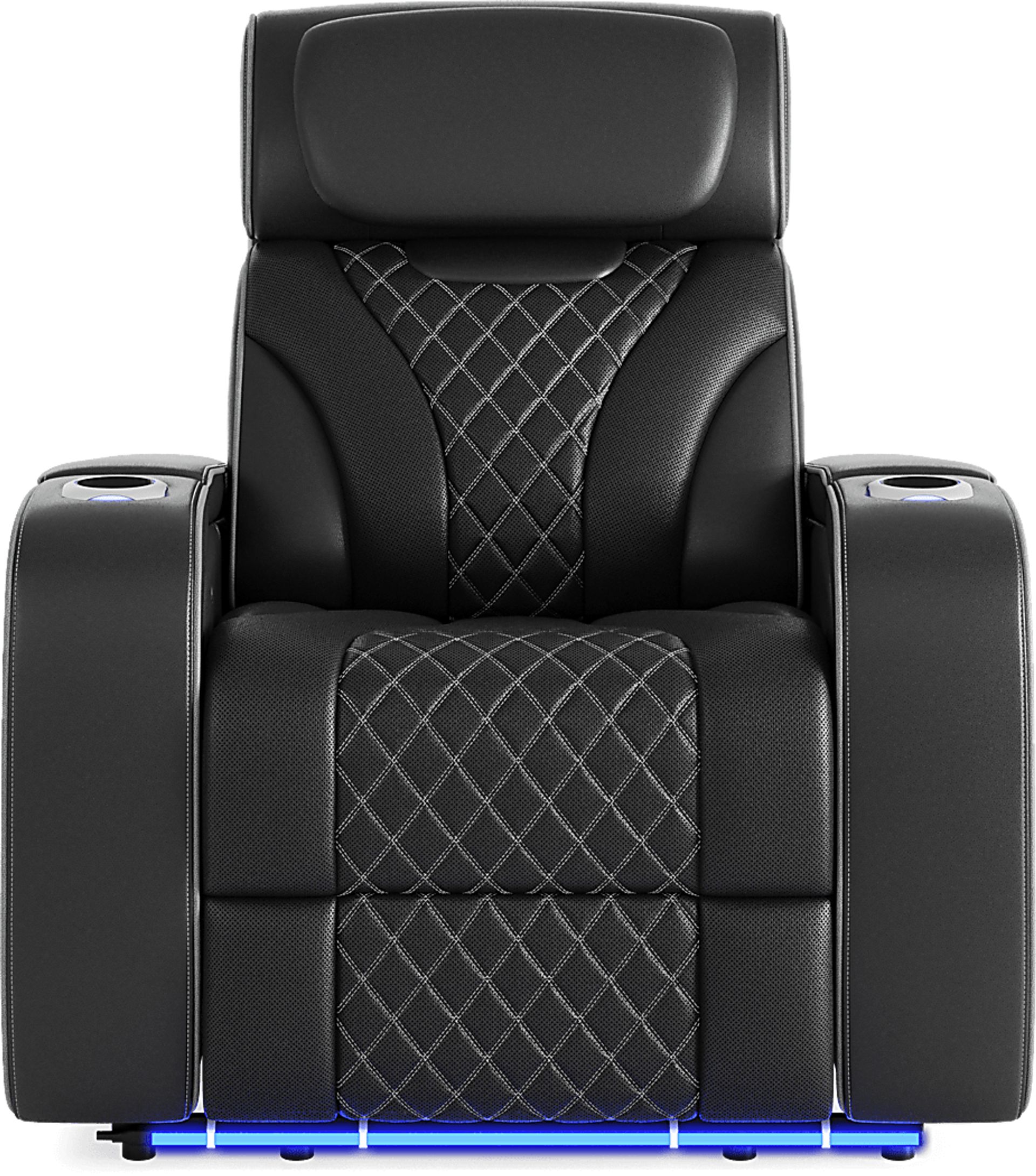 Horizon Ridge Black Leather 6 Pc Triple Power Reclining Living Room with Massage and Heat - Image 30