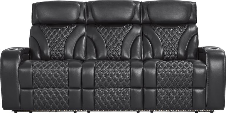 Horizon Ridge Leather Triple Power Reclining Sofa