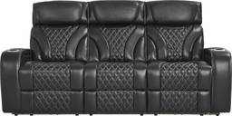 triple power reclining sofa