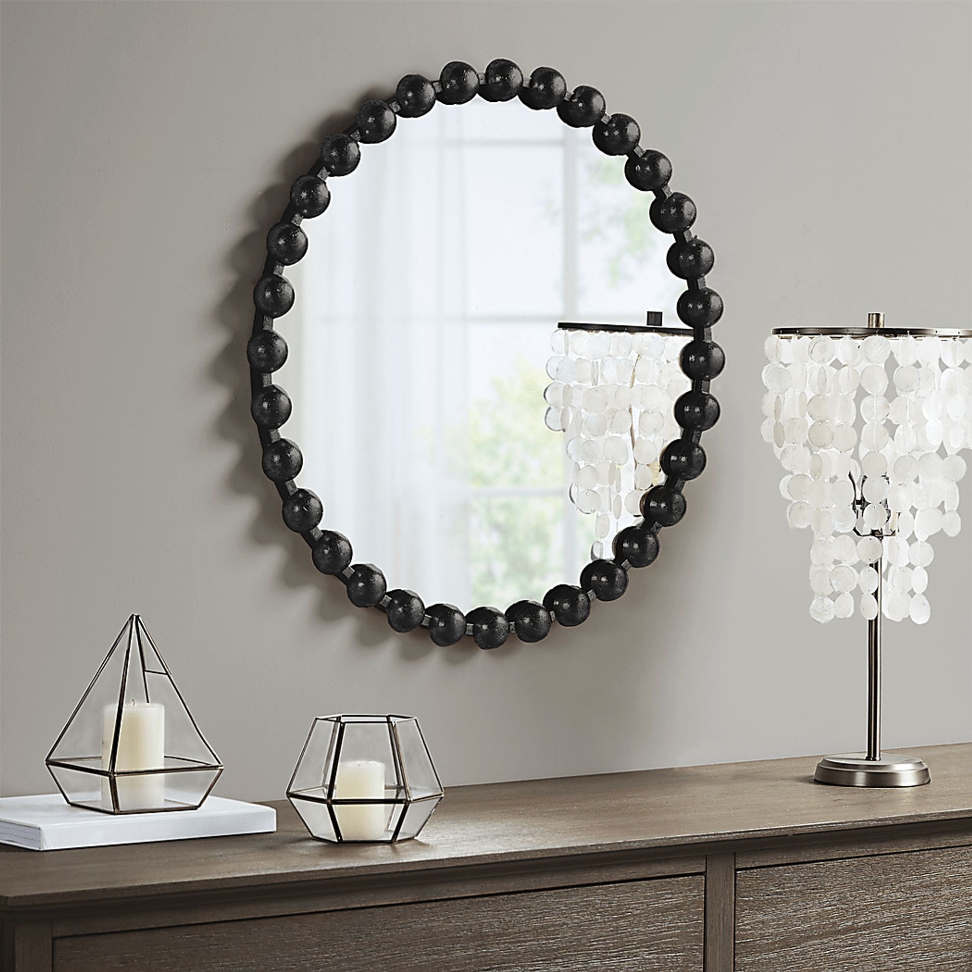 Hornada Black Accent Mirror - Image 4