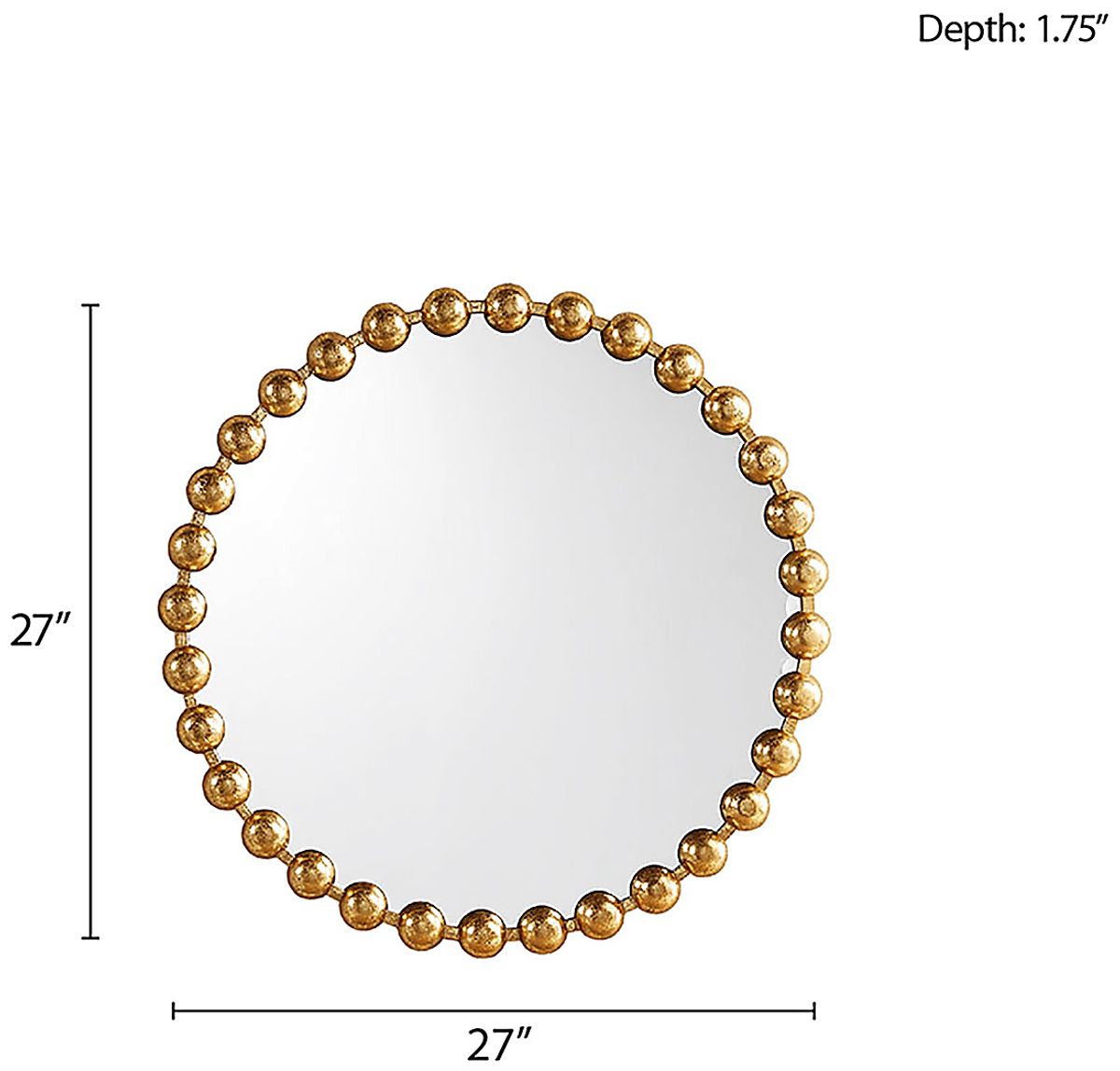 Hornada Gold Yellow Mirror | Rooms to Go