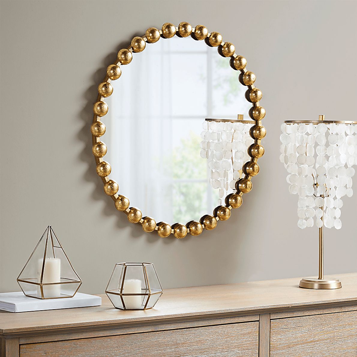 Hornada Gold Accent Mirror