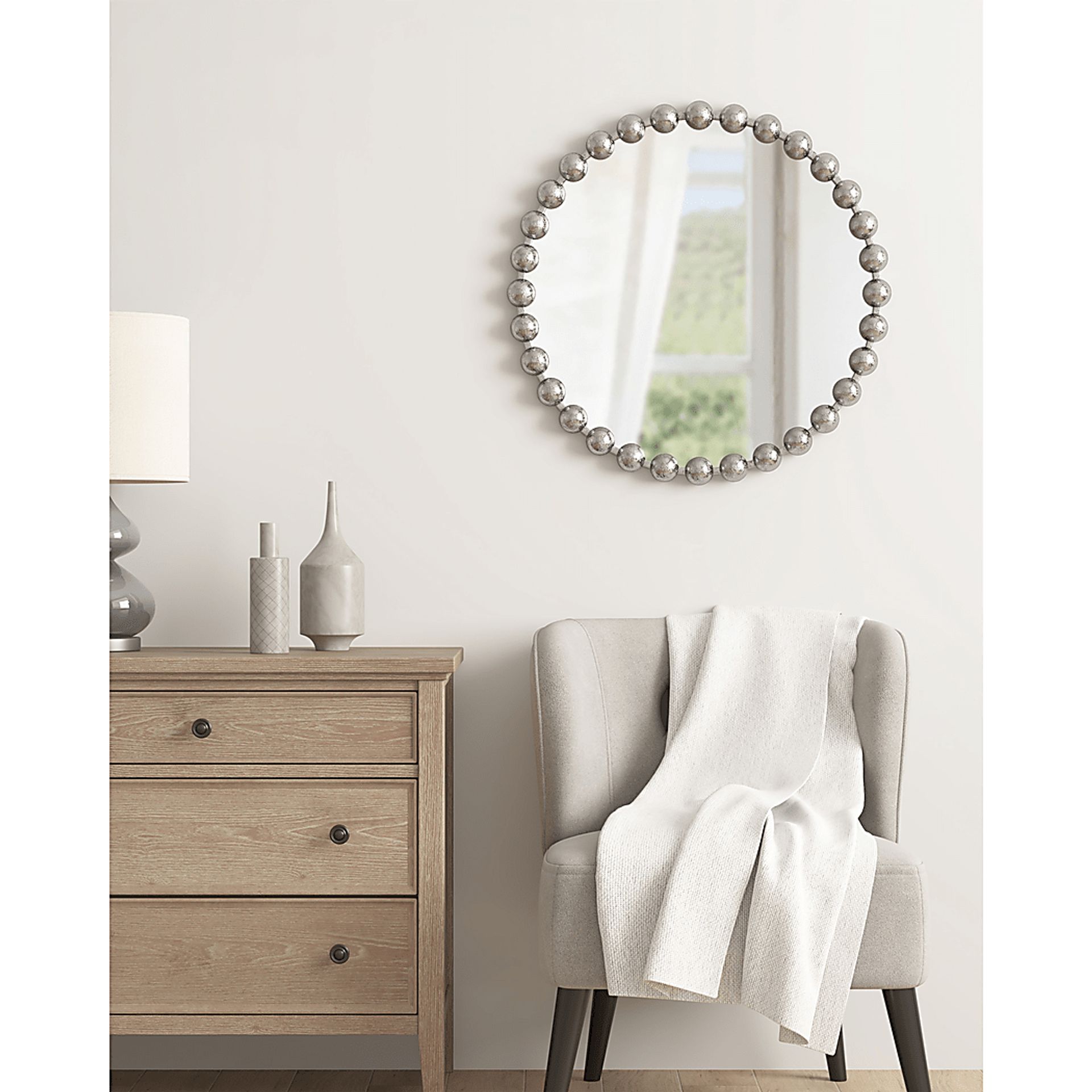 Hornada Silver Accent Mirror - Image 4