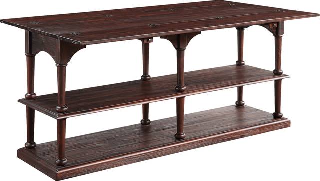 Hornbean Brown Sofa Table - Thumbnail - Image 2