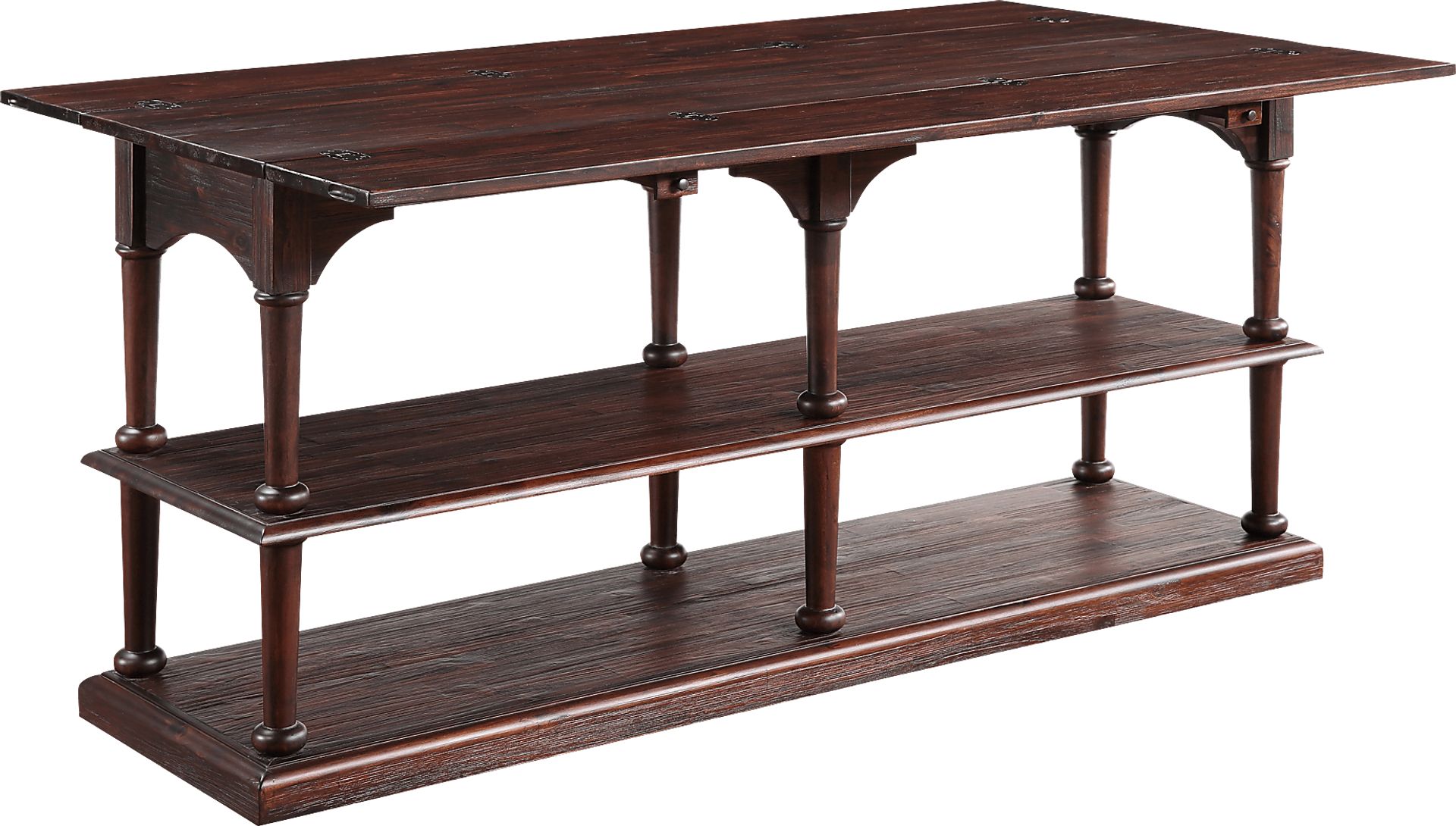 Hornbean Brown Sofa Table - Image 2