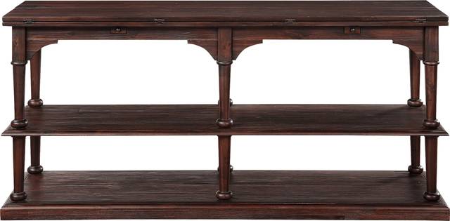 Hornbean Brown Sofa Table - Thumbnail - Image 3