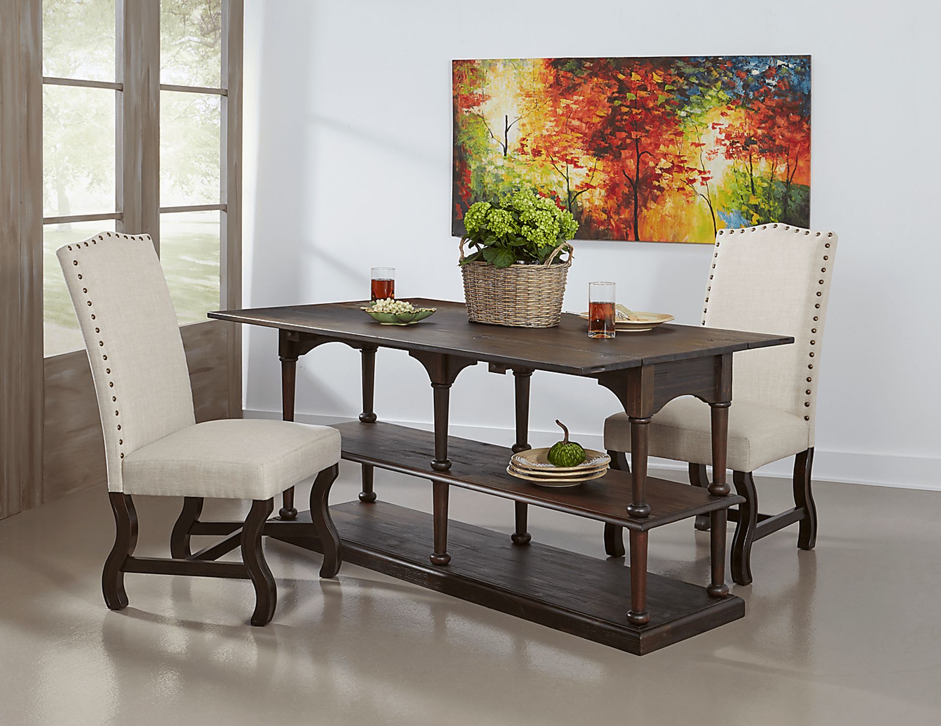 Hornbean Brown Sofa Table - Image 10