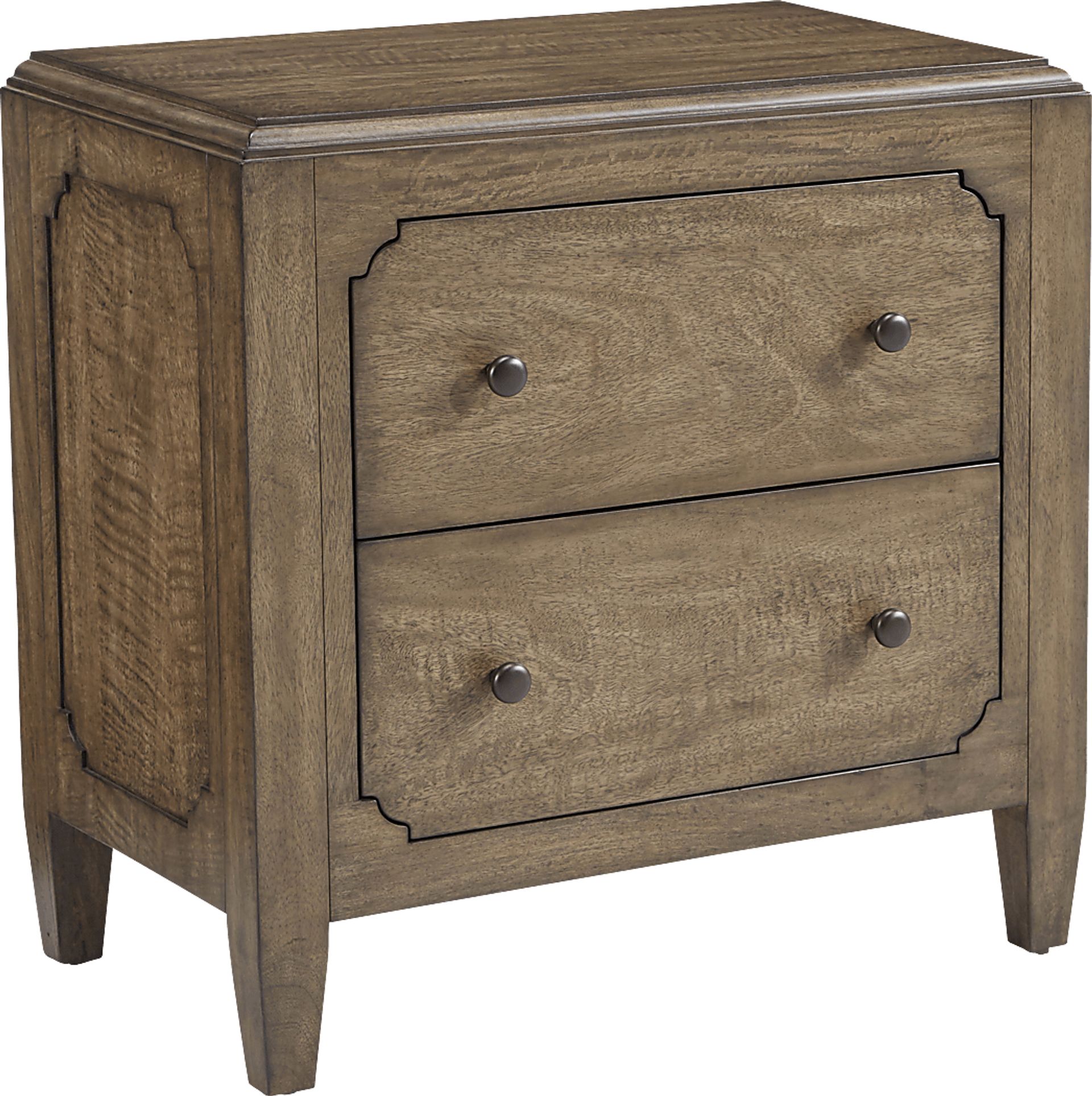 Horsepen Brown Nightstand - Image 1